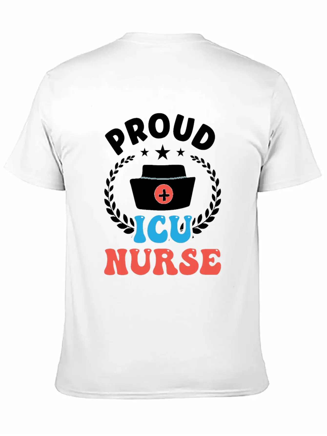 Proud Icu Nurse Hospital Nursing ICE Stylish Everyday T-Shirt – Unisex Basic Cotton Tee