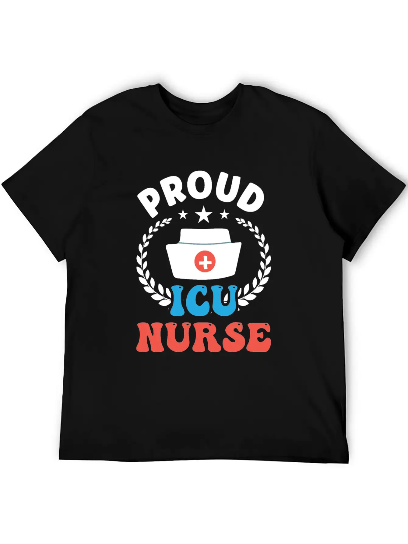 Proud Icu Nurse Hospital Nursing ICE Stylish Everyday T-Shirt – Unisex Basic Cotton Tee
