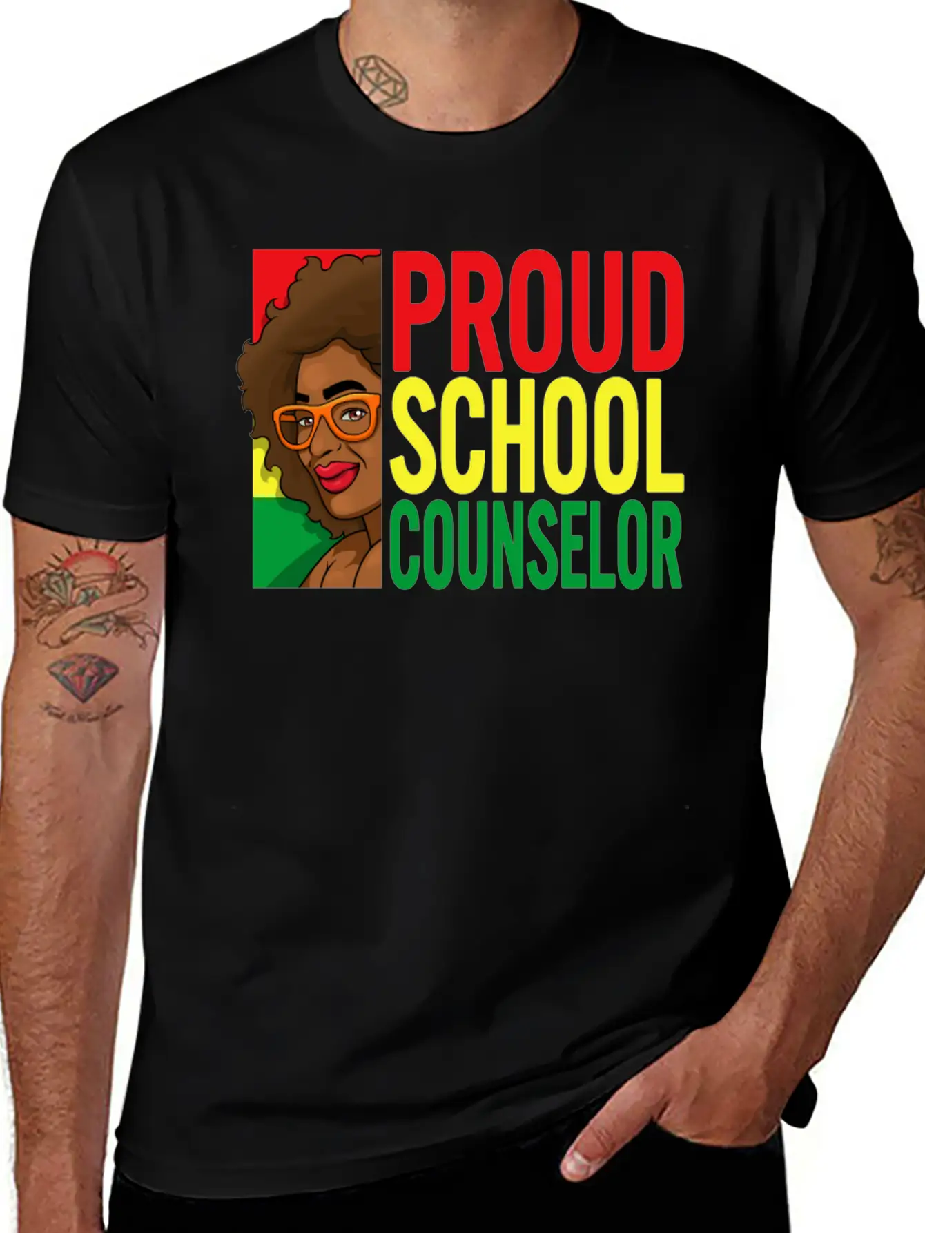 Proud School Counselor Shirt Black History Month Relaxed Everyday Tee – Lightweight And Durable Cotton