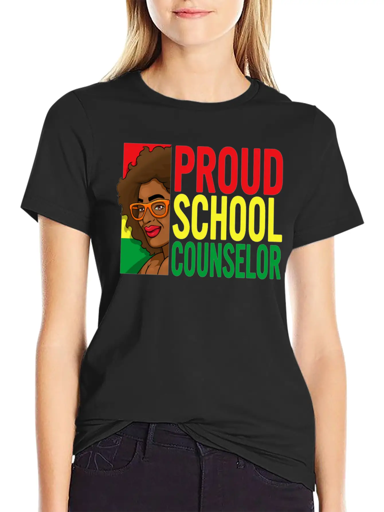 Proud School Counselor Shirt Black History Month Relaxed Everyday Tee – Lightweight And Durable Cotton