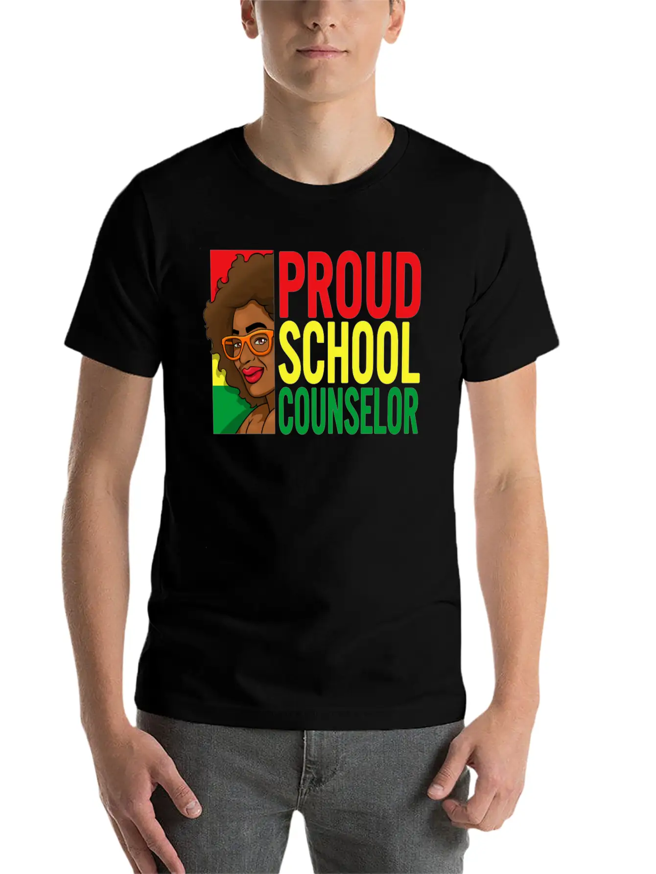 Proud School Counselor Shirt Black History Month Relaxed Everyday Tee – Lightweight And Durable Cotton