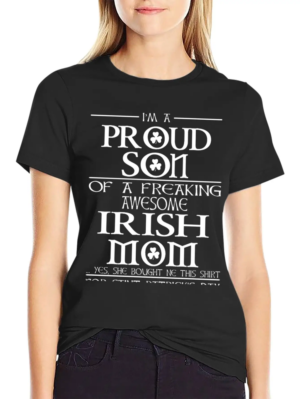 Proud Son Of A Freaking Awesome Irish Mom Breathable Graphic T-Shirt – Perfect For Casual Days
