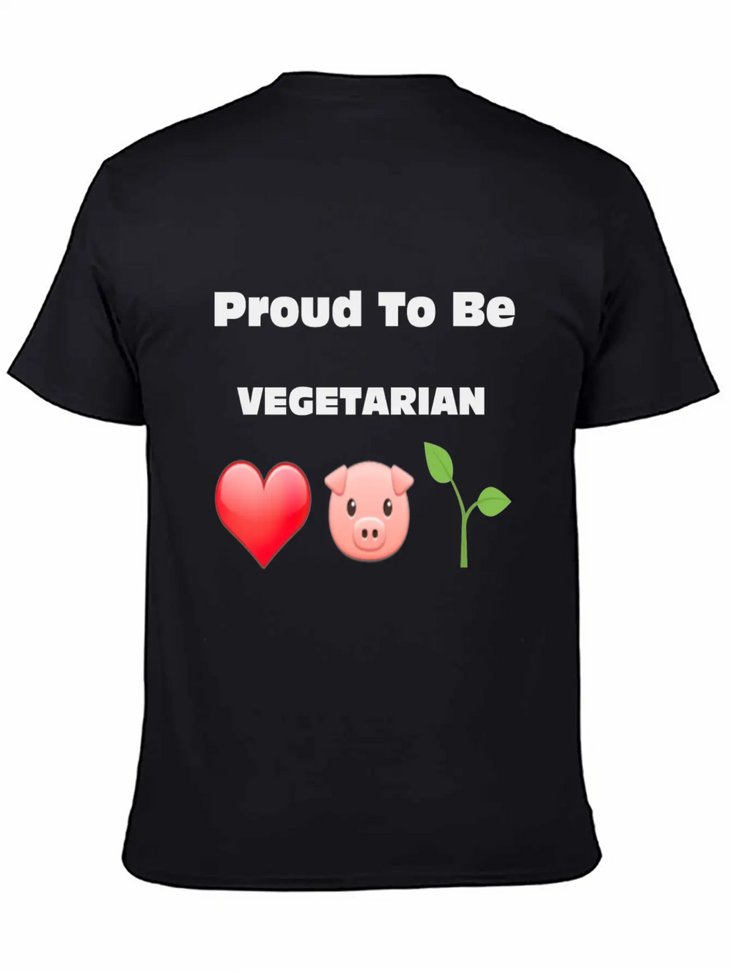 Proud To Be VEGETARIAN Unisex Casual T-Shirt – Clean Design For Daily Comfort