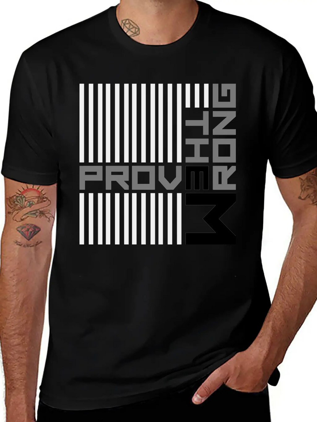 Prove Them Wrong Breathable Soft Cotton T-Shirt – Timeless Casual Look