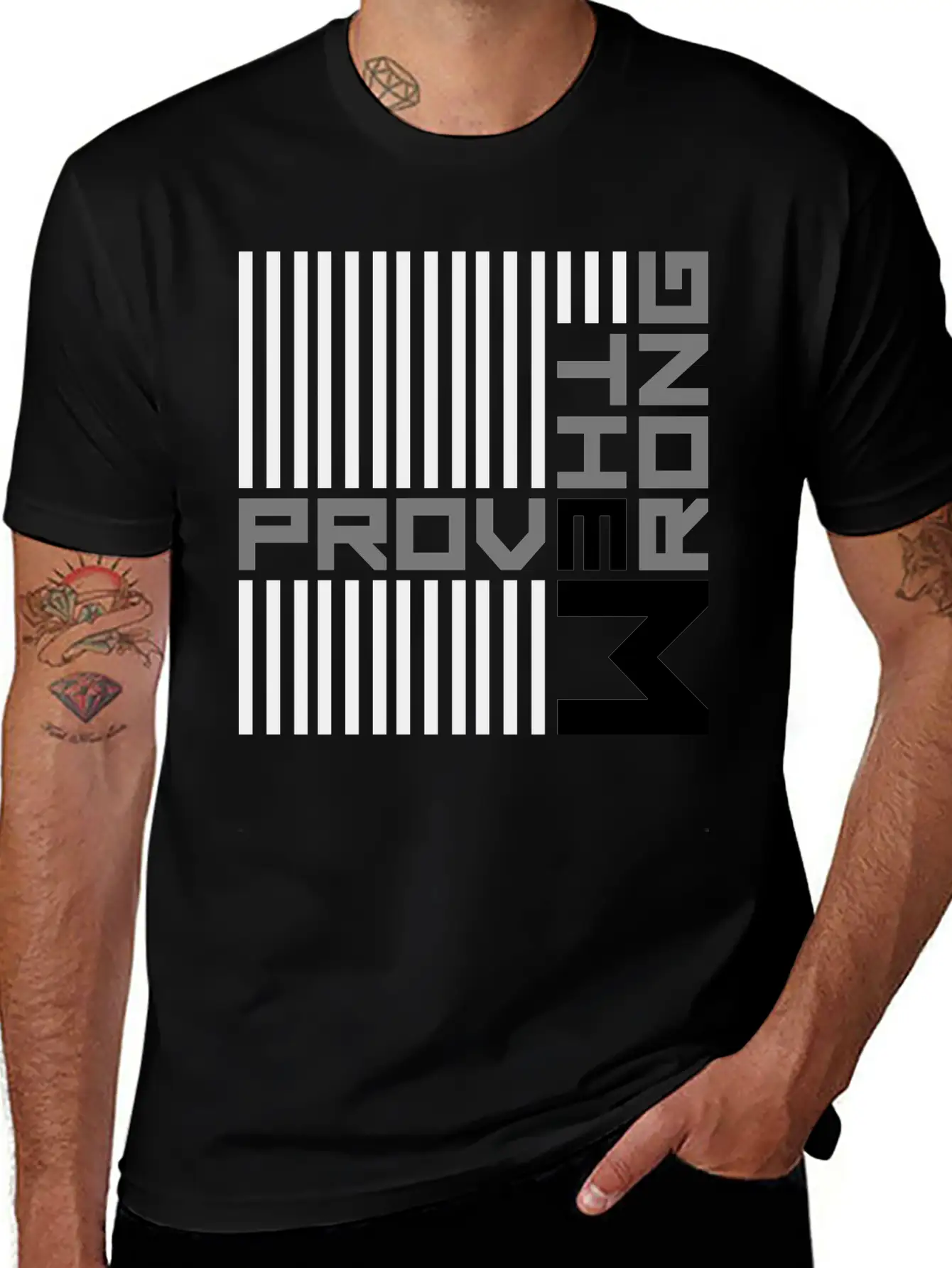 Prove Them Wrong Breathable Soft Cotton T-Shirt – Timeless Casual Look