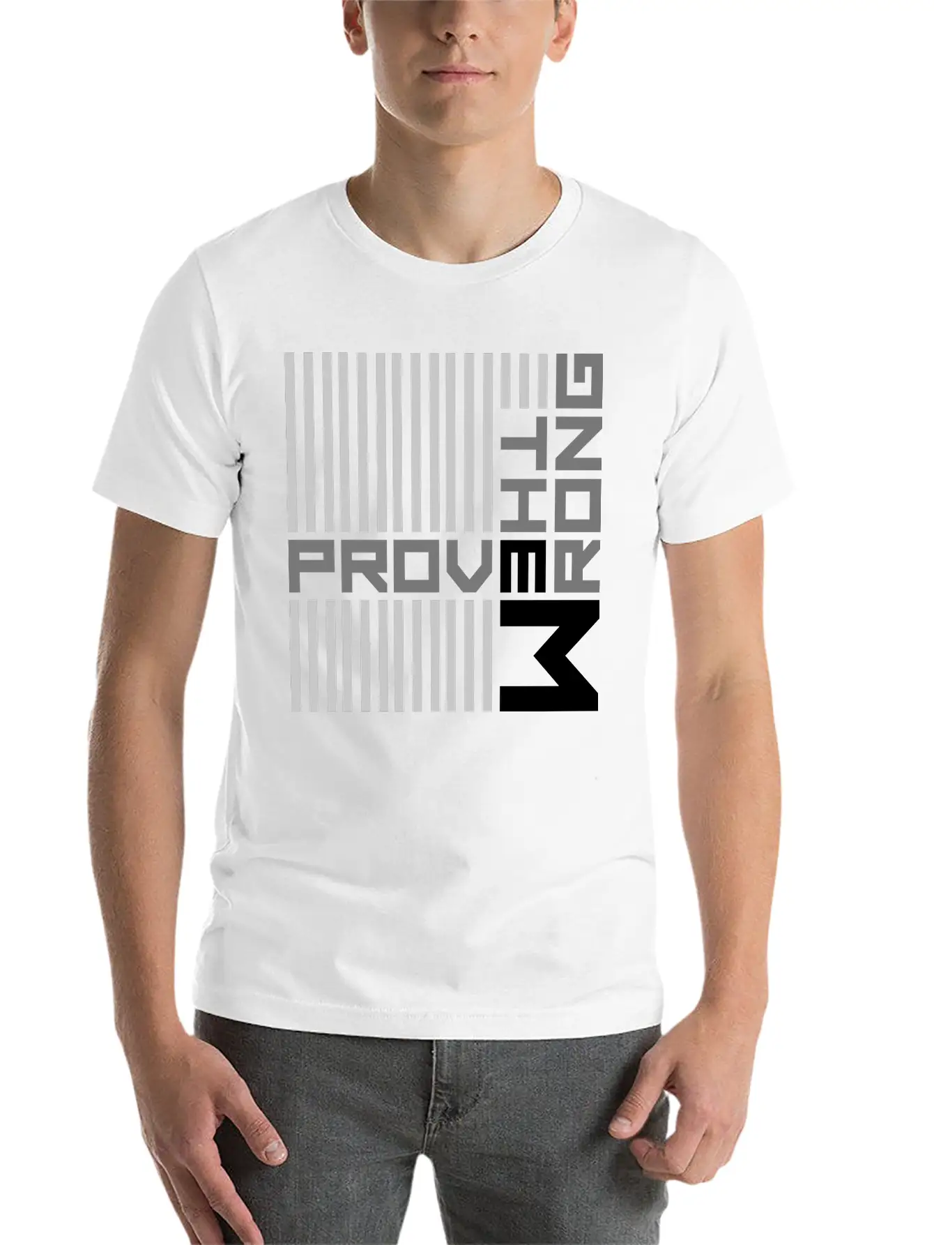 Prove Them Wrong Breathable Soft Cotton T-Shirt – Timeless Casual Look