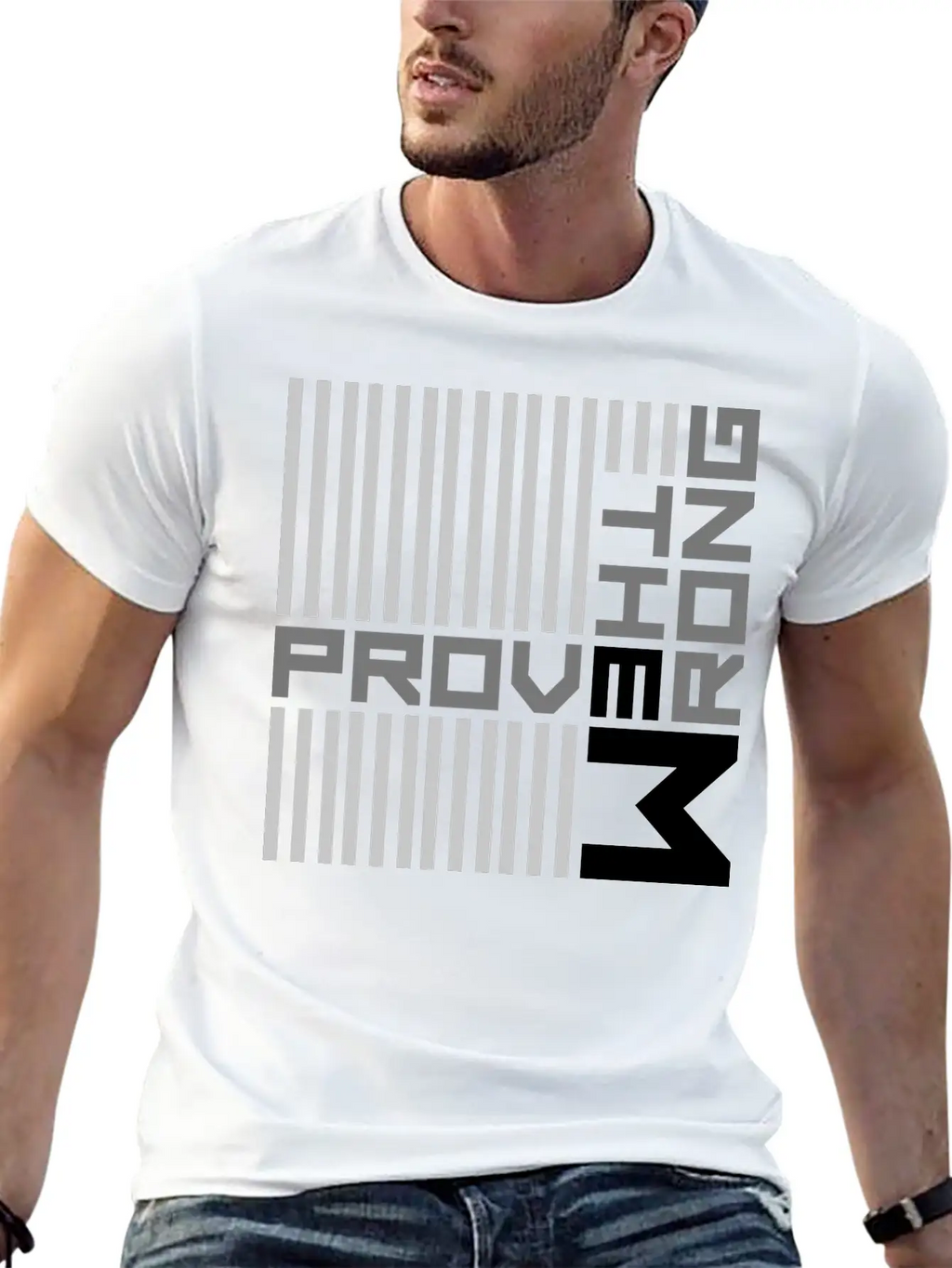 Prove Them Wrong Breathable Soft Cotton T-Shirt – Timeless Casual Look