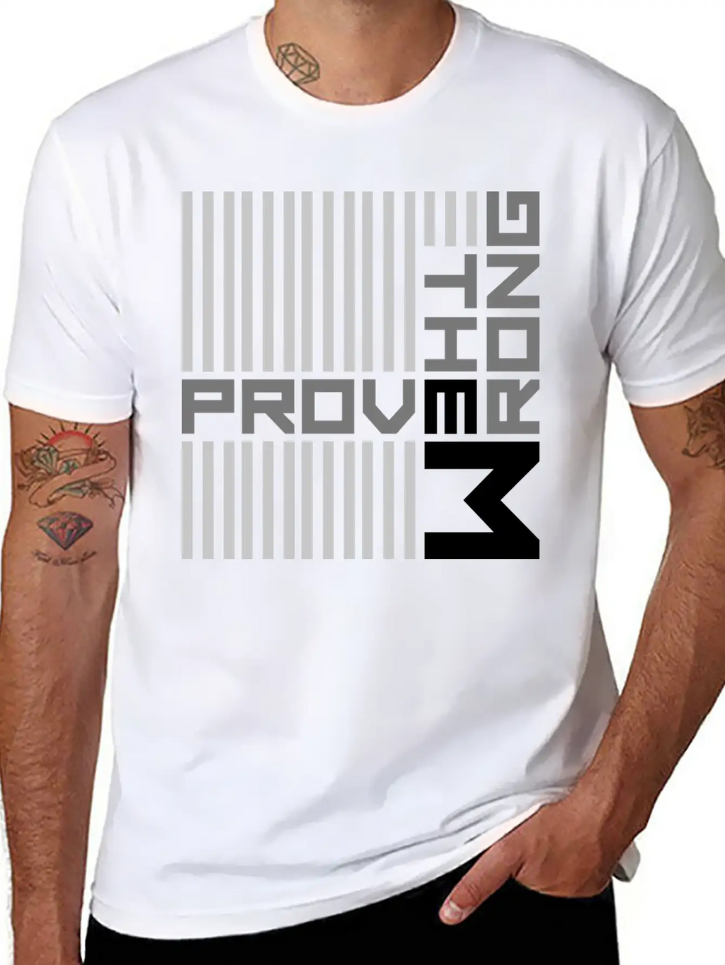 Prove Them Wrong Breathable Soft Cotton T-Shirt – Timeless Casual Look
