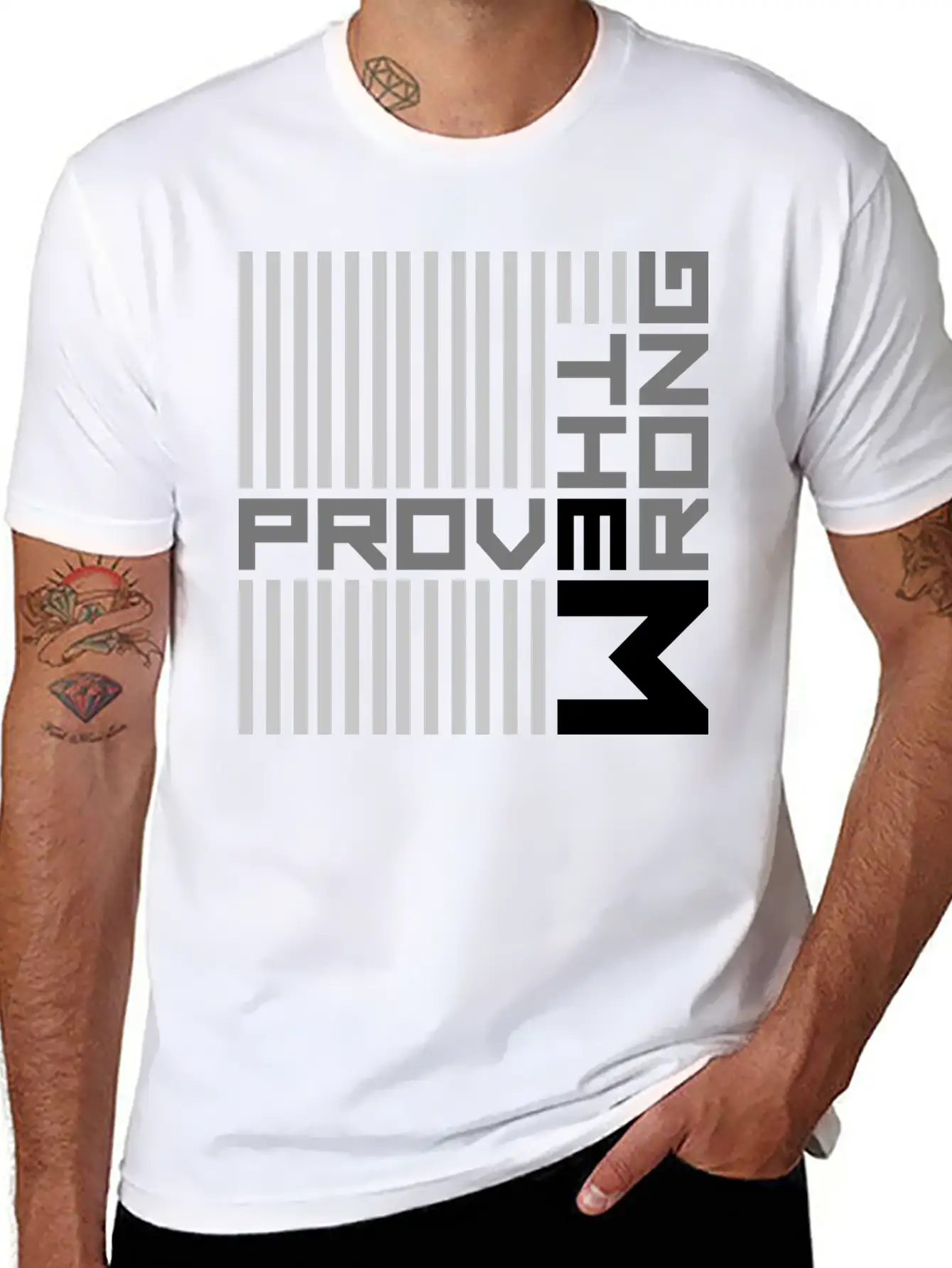 Prove Them Wrong Breathable Soft Cotton T-Shirt – Timeless Casual Look