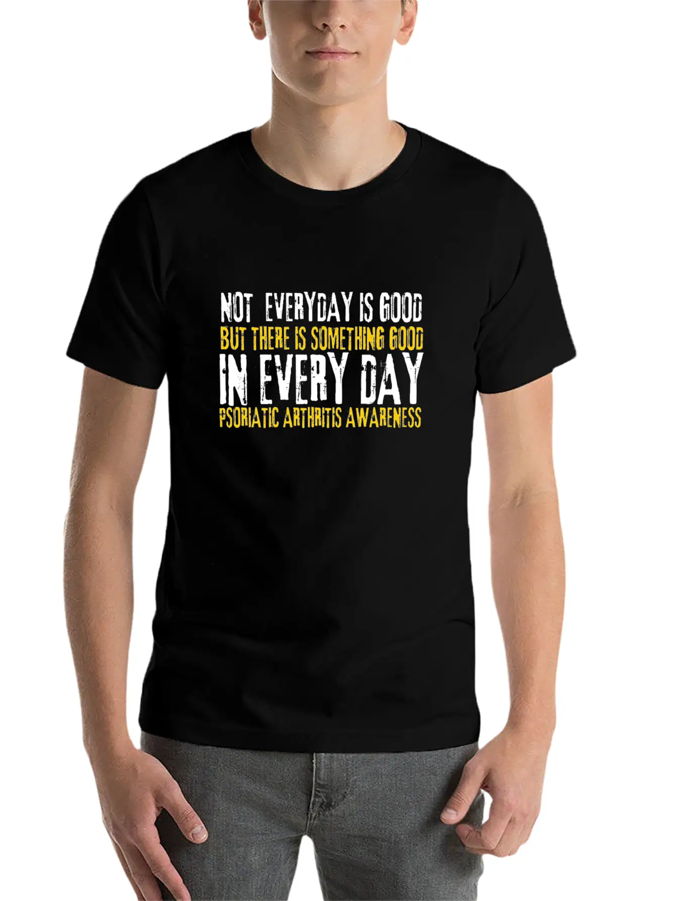 Psoriatic Arthritis Warrior & Chronic PSA Stylish Everyday T-Shirt – Unisex Basic Cotton Tee