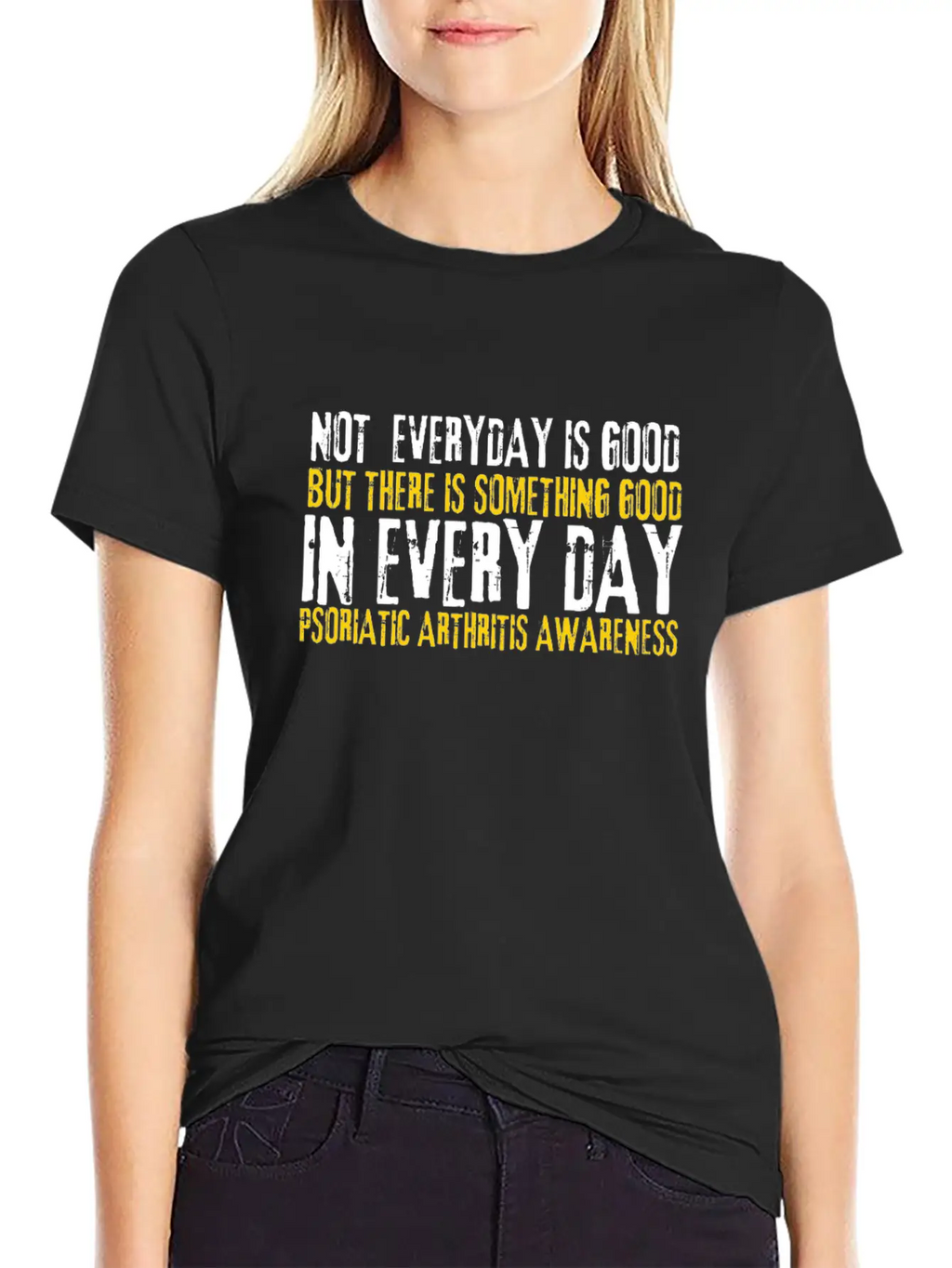 Psoriatic Arthritis Warrior & Chronic PSA Stylish Everyday T-Shirt – Unisex Basic Cotton Tee