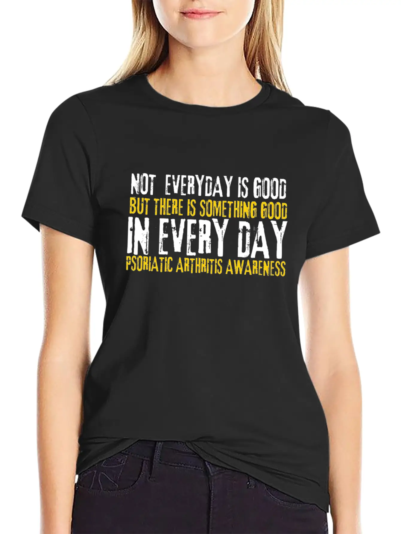 Psoriatic Arthritis Warrior & Chronic PSA Stylish Everyday T-Shirt – Unisex Basic Cotton Tee
