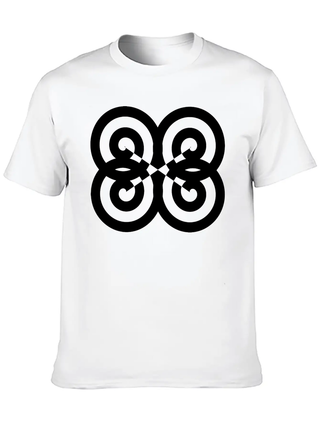 Psychedelic Spirals Original Graphic Design Stylish Everyday T-Shirt – Unisex Basic Cotton Tee