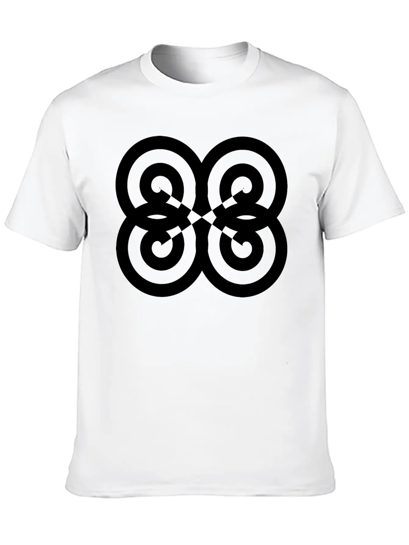 Psychedelic Spirals Original Graphic Design Stylish Everyday T-Shirt – Unisex Basic Cotton Tee