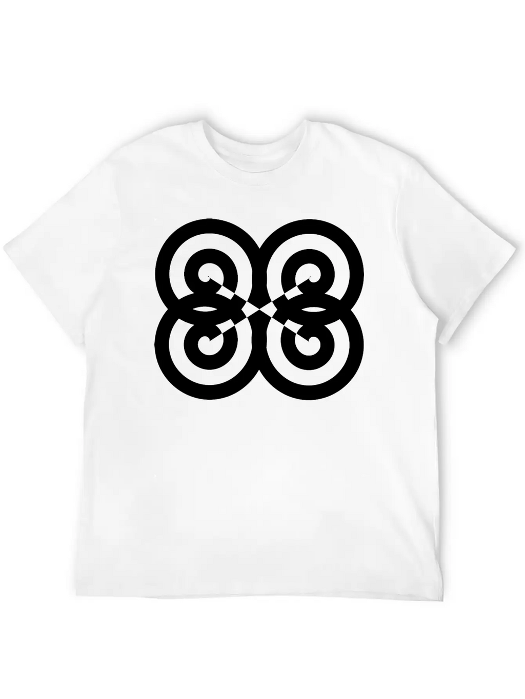 Psychedelic Spirals Original Graphic Design Stylish Everyday T-Shirt – Unisex Basic Cotton Tee