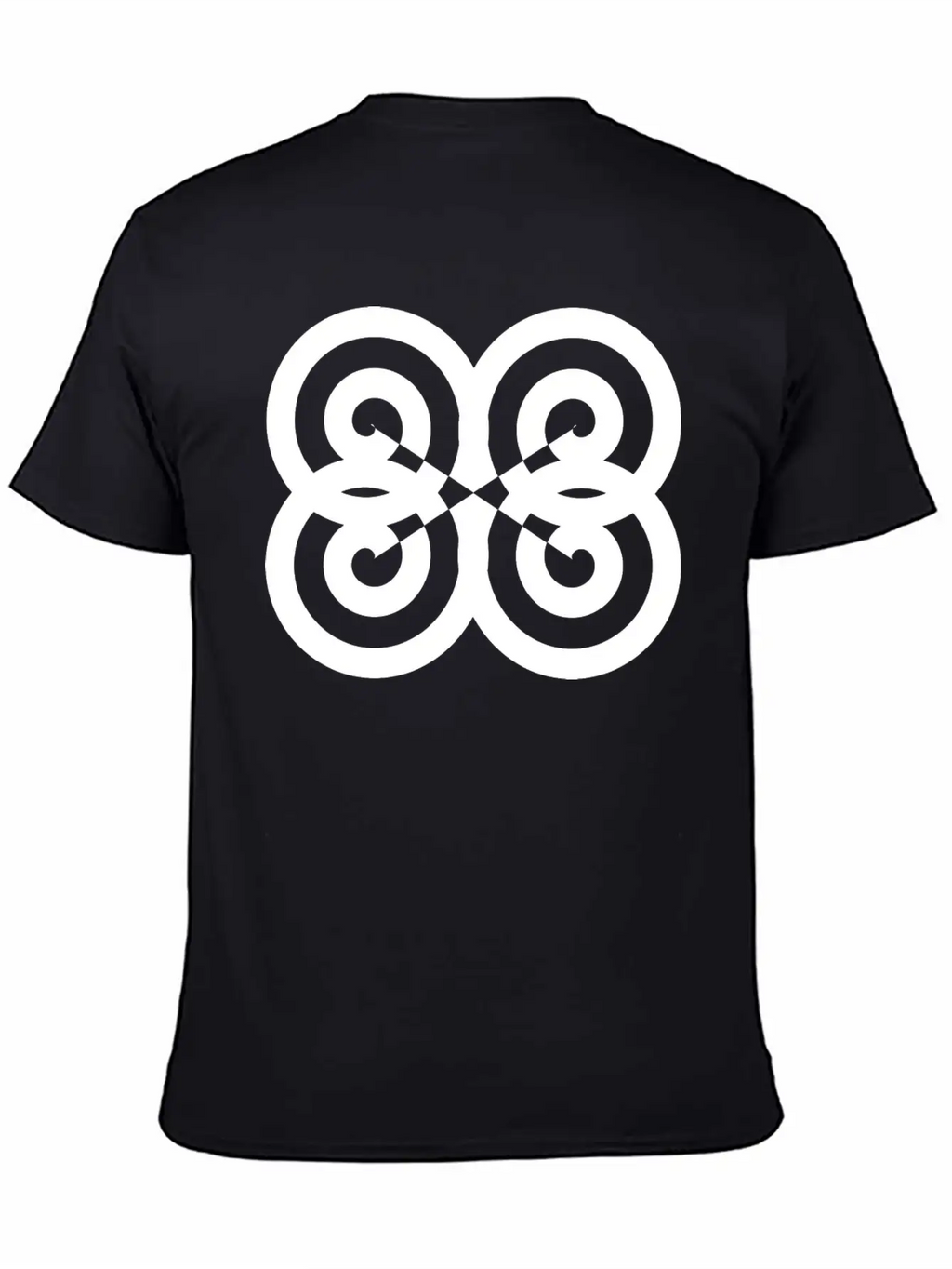 Psychedelic Spirals Original Graphic Design Stylish Everyday T-Shirt – Unisex Basic Cotton Tee