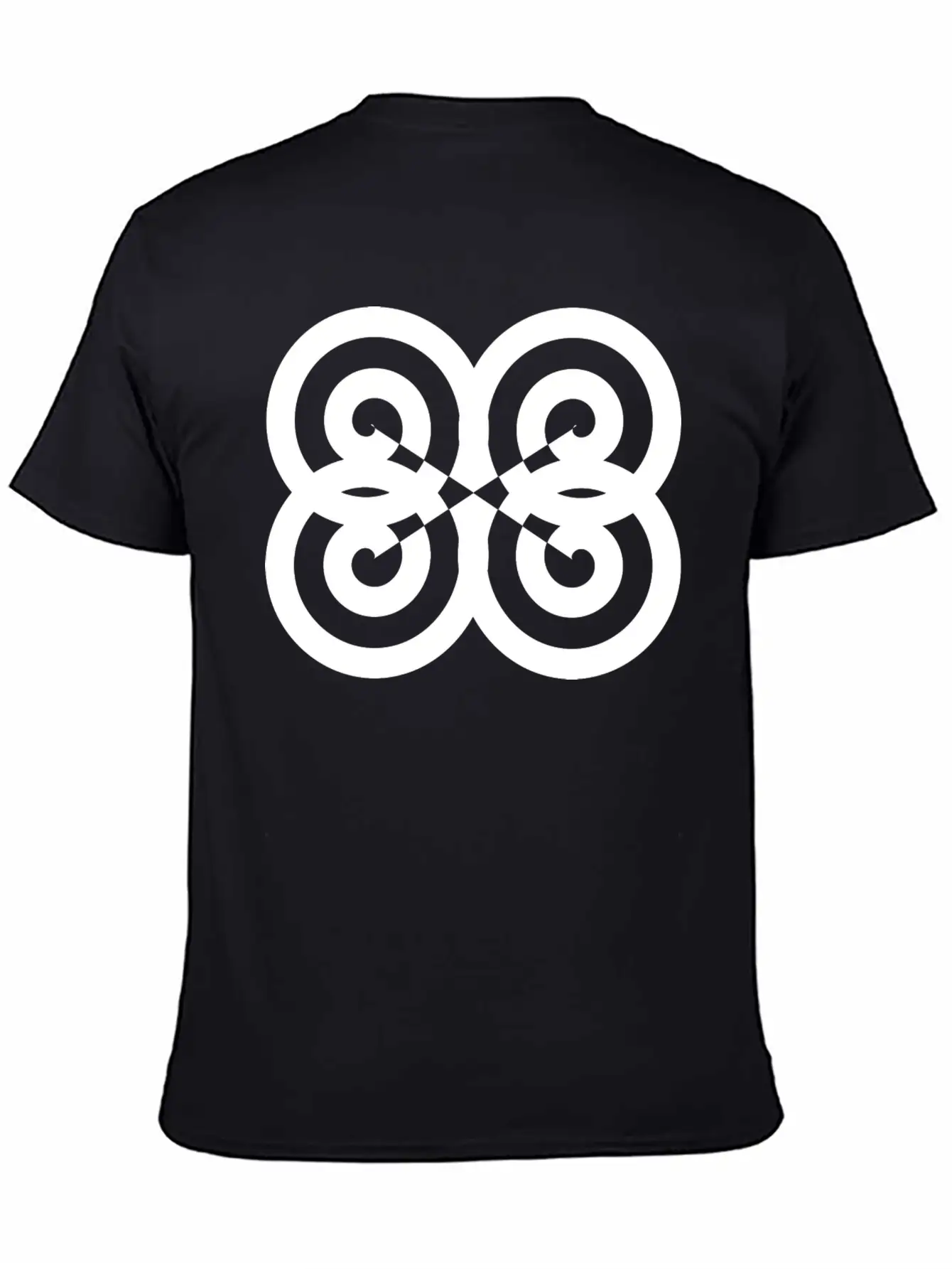 Psychedelic Spirals Original Graphic Design Stylish Everyday T-Shirt – Unisex Basic Cotton Tee