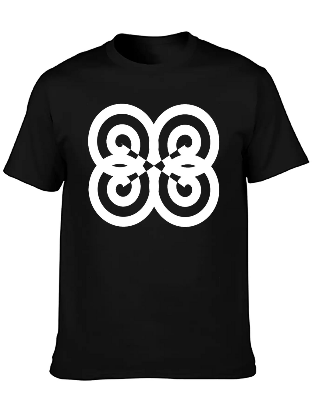 Psychedelic Spirals Original Graphic Design Stylish Everyday T-Shirt – Unisex Basic Cotton Tee