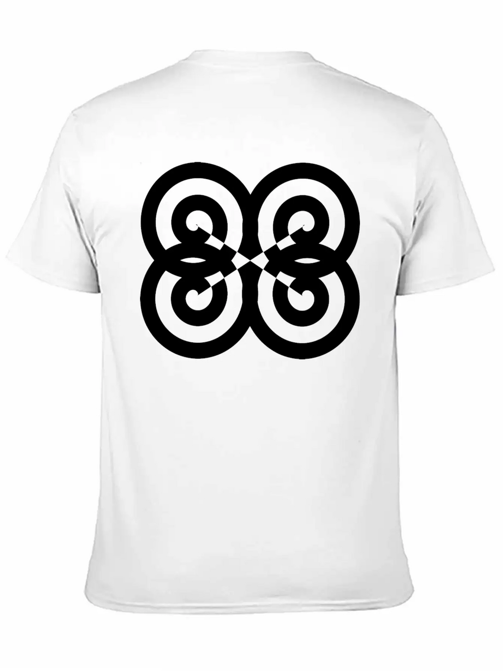 Psychedelic Spirals Original Graphic Design Stylish Everyday T-Shirt – Unisex Basic Cotton Tee
