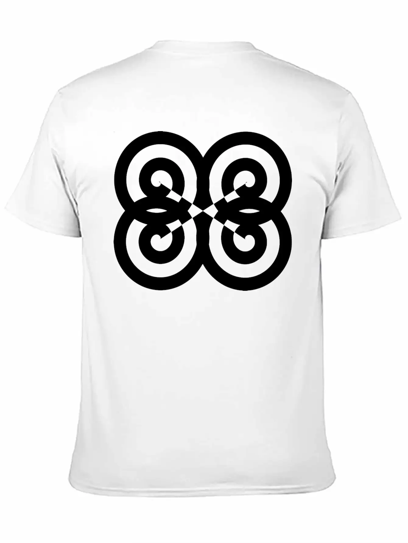 Psychedelic Spirals Original Graphic Design Stylish Everyday T-Shirt – Unisex Basic Cotton Tee