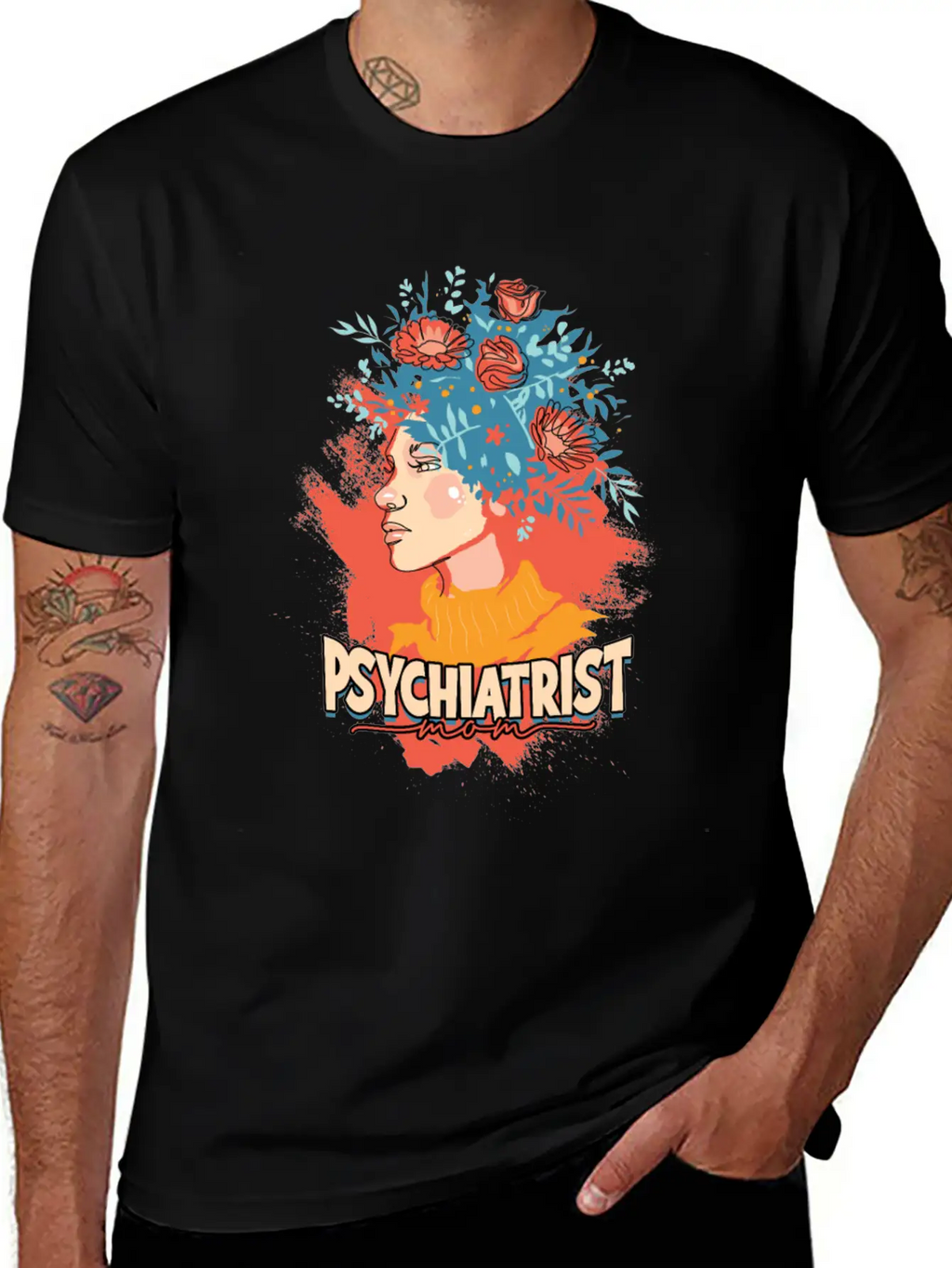 Psychiatrist Mom Psychology Therapist Psychologist Unisex Casual T-Shirt – Clean Design For Daily Comfort