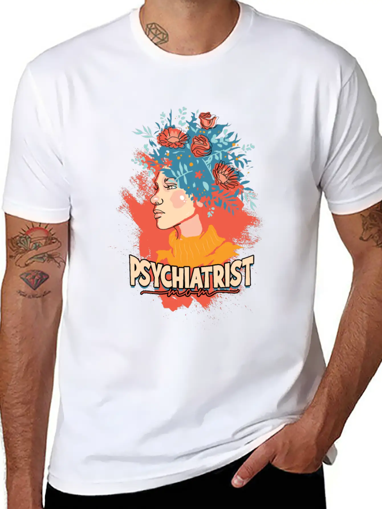Psychiatrist Mom Psychology Therapist Psychologist Unisex Casual T-Shirt – Clean Design For Daily Comfort