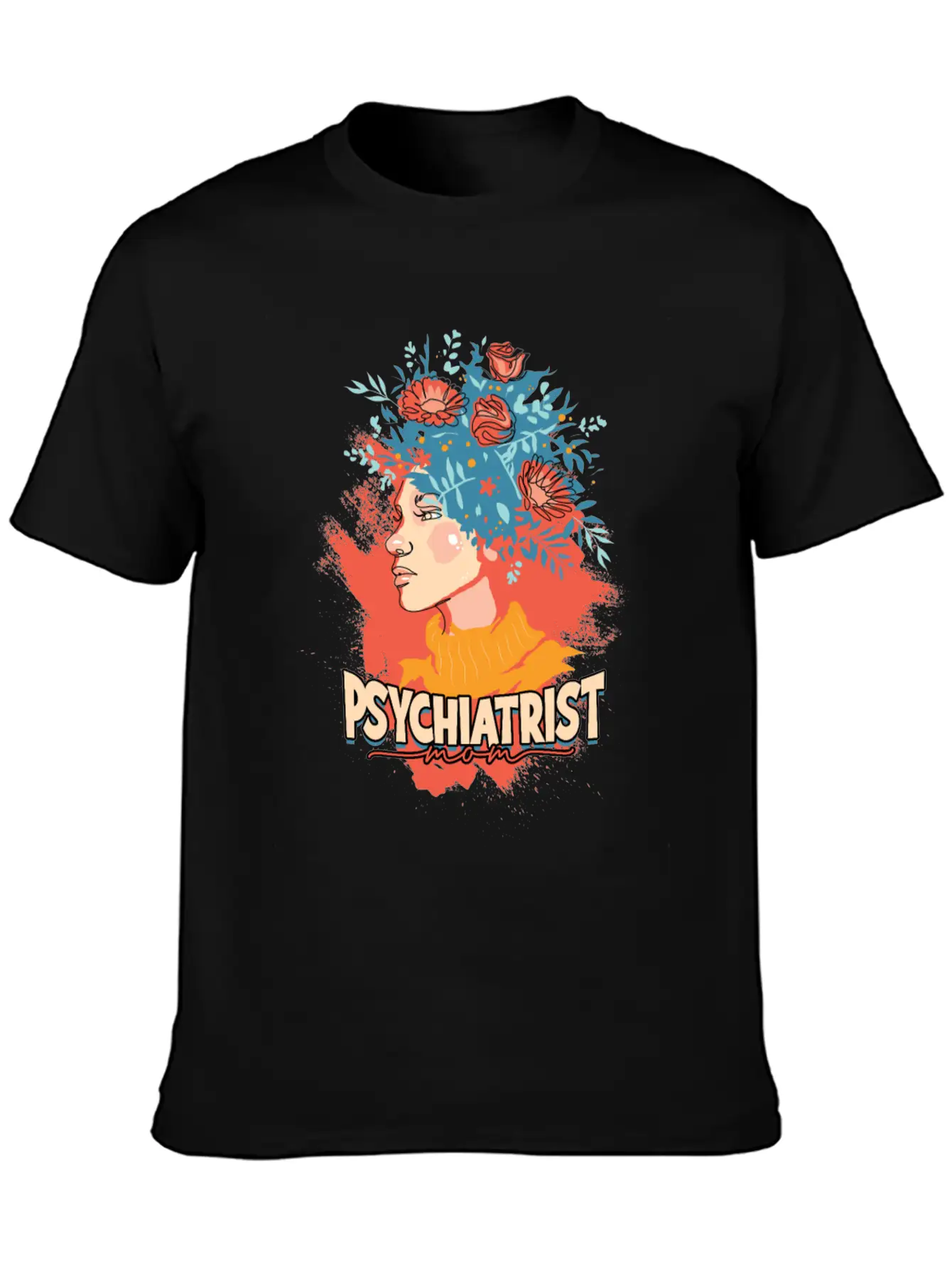 Psychiatrist Mom Psychology Therapist Psychologist Unisex Casual T-Shirt – Clean Design For Daily Comfort