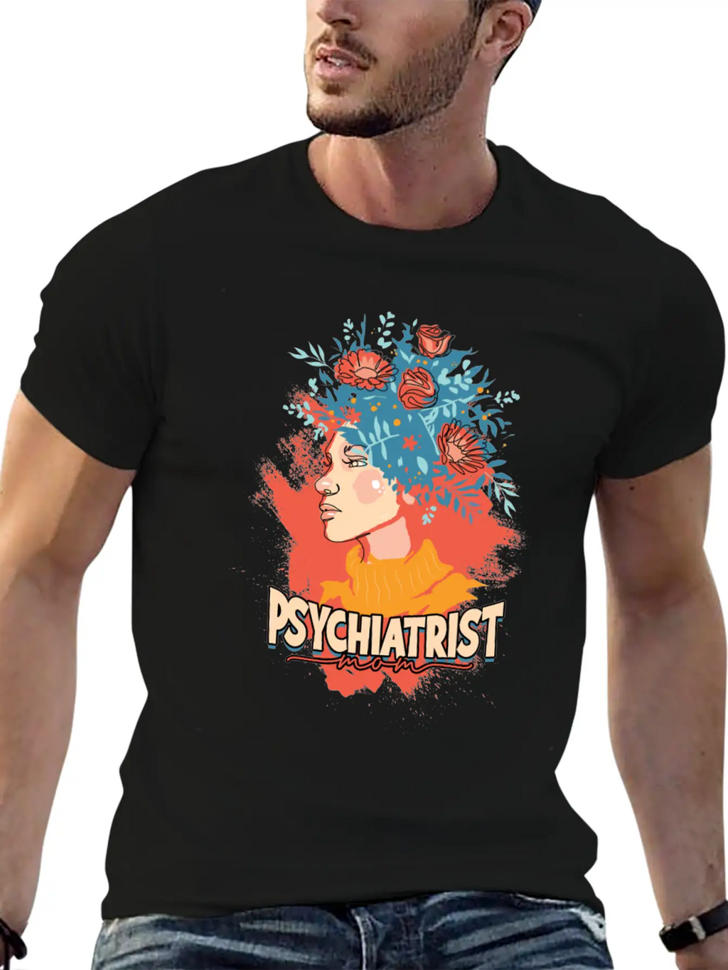 Psychiatrist Mom Psychology Therapist Psychologist Unisex Casual T-Shirt – Clean Design For Daily Comfort