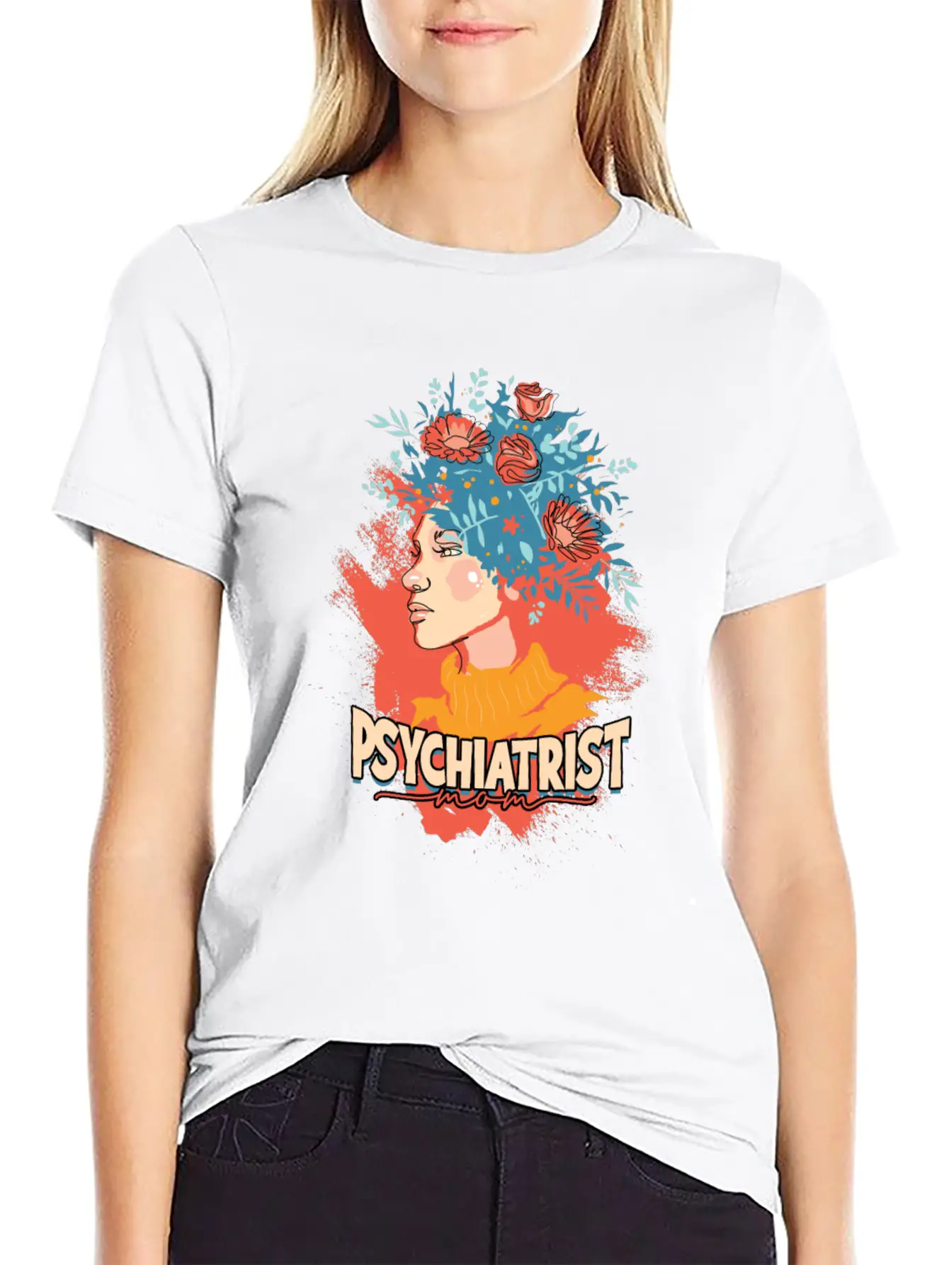 Psychiatrist Mom Psychology Therapist Psychologist Unisex Casual T-Shirt – Clean Design For Daily Comfort