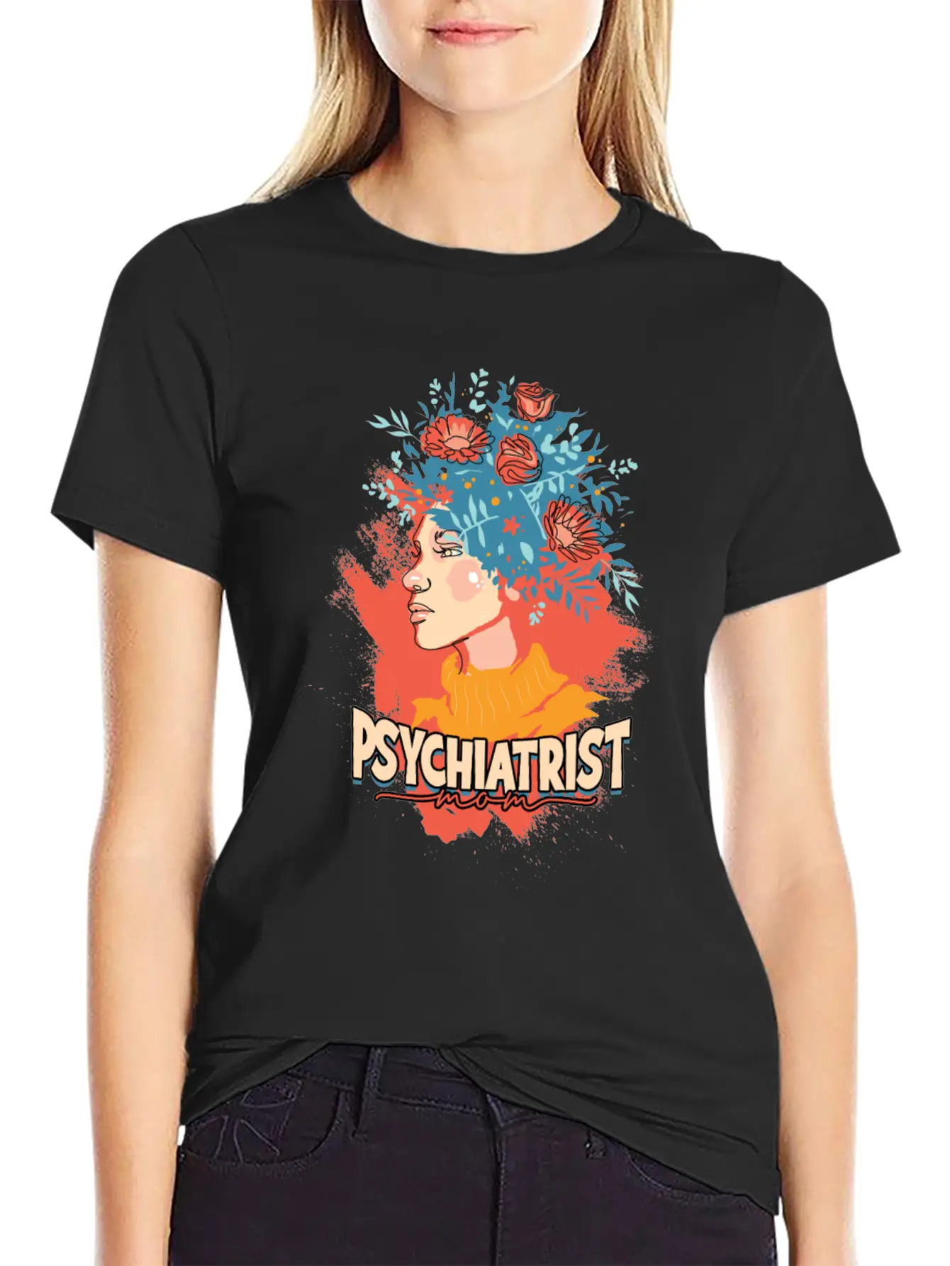 Psychiatrist Mom Psychology Therapist Psychologist Unisex Casual T-Shirt – Clean Design For Daily Comfort