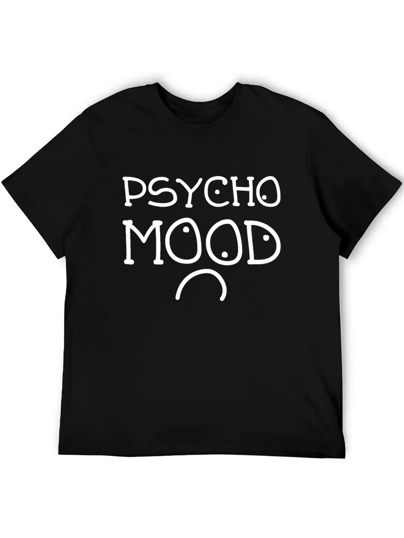 Psycho Mood Face - Psychologie T-Shirt Relaxed Everyday Tee – Lightweight And Durable Cotton