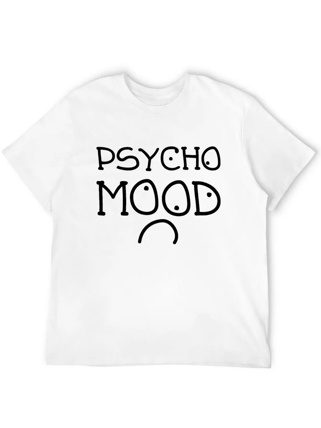 Psycho Mood Face - Psychologie T-Shirt Relaxed Everyday Tee – Lightweight And Durable Cotton