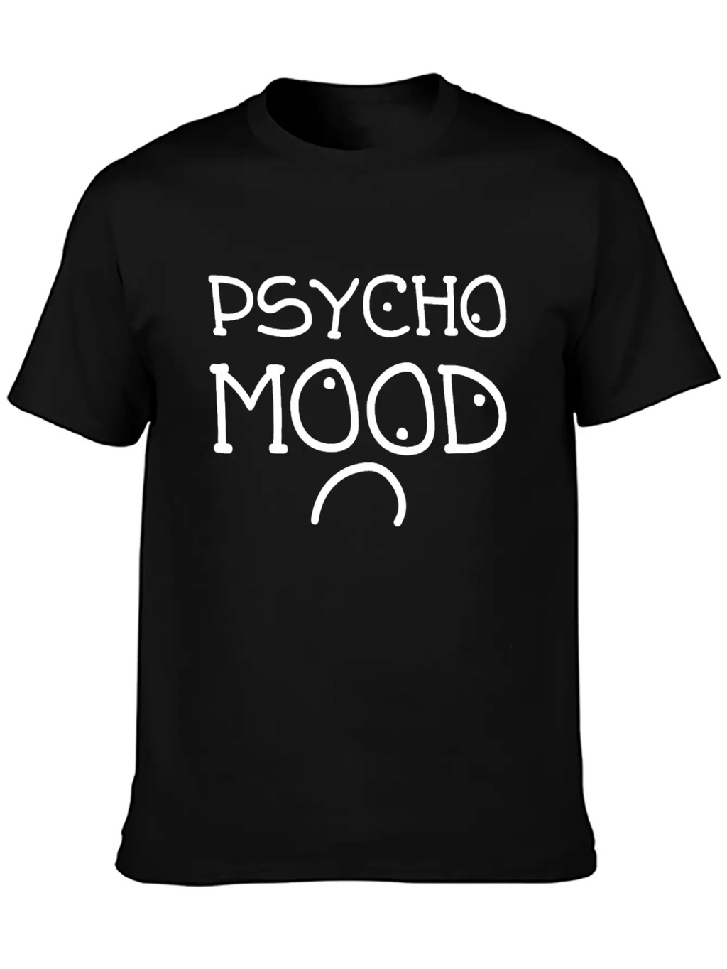 Psycho Mood Face - Psychologie T-Shirt Relaxed Everyday Tee – Lightweight And Durable Cotton