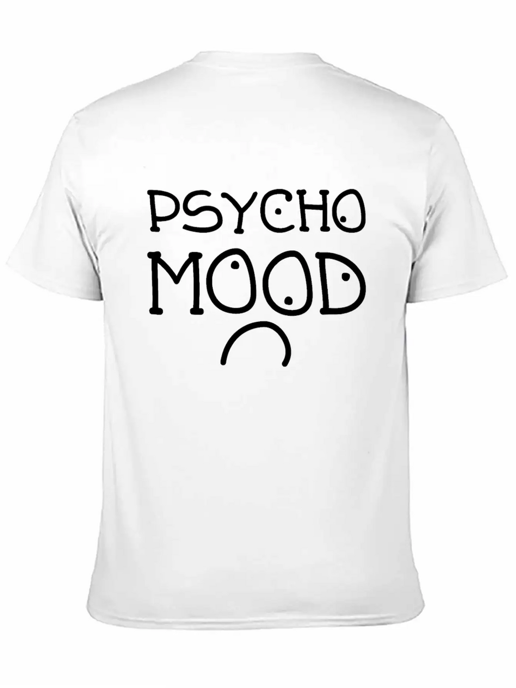 Psycho Mood Face - Psychologie T-Shirt Relaxed Everyday Tee – Lightweight And Durable Cotton