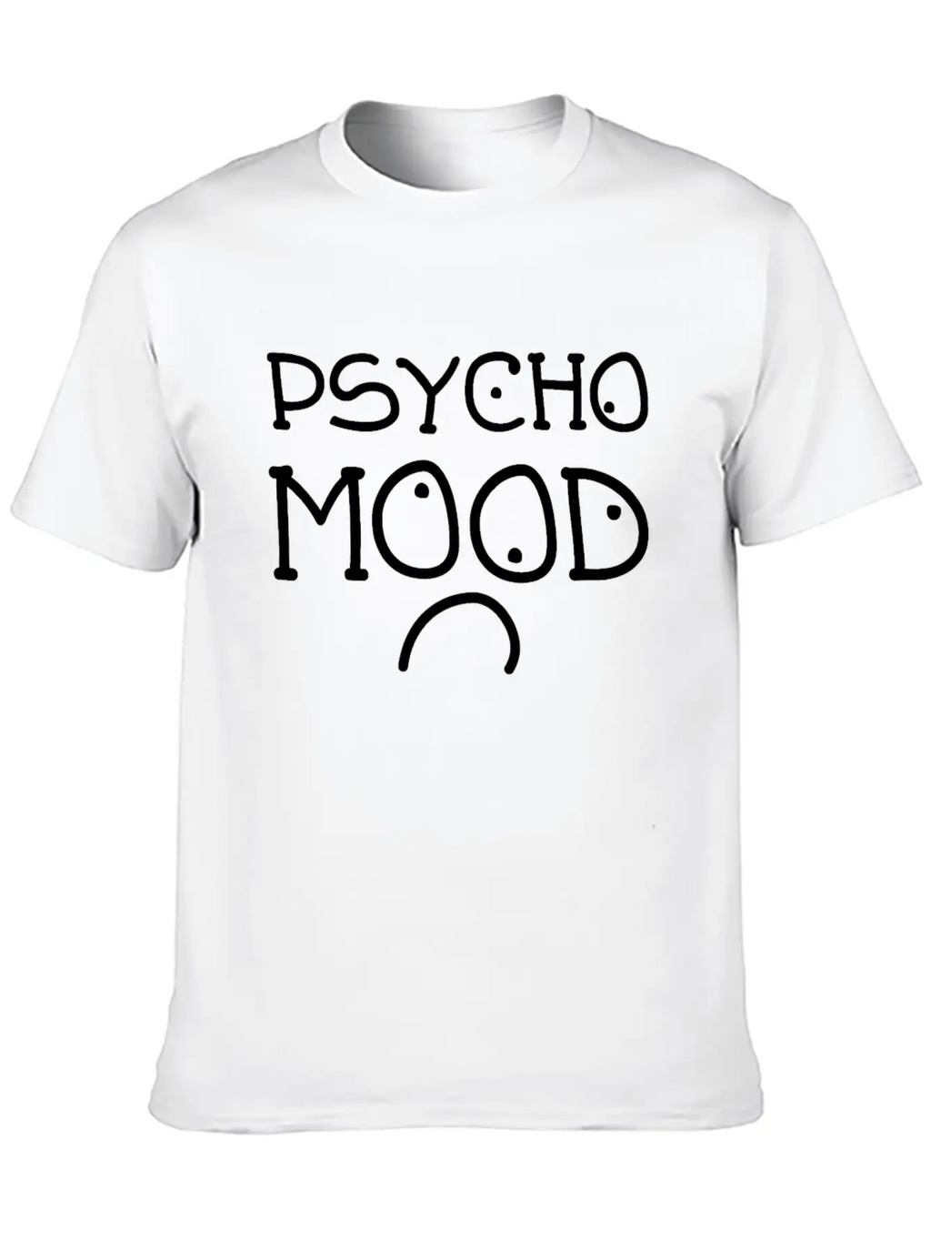Psycho Mood Face - Psychologie T-Shirt Relaxed Everyday Tee – Lightweight And Durable Cotton