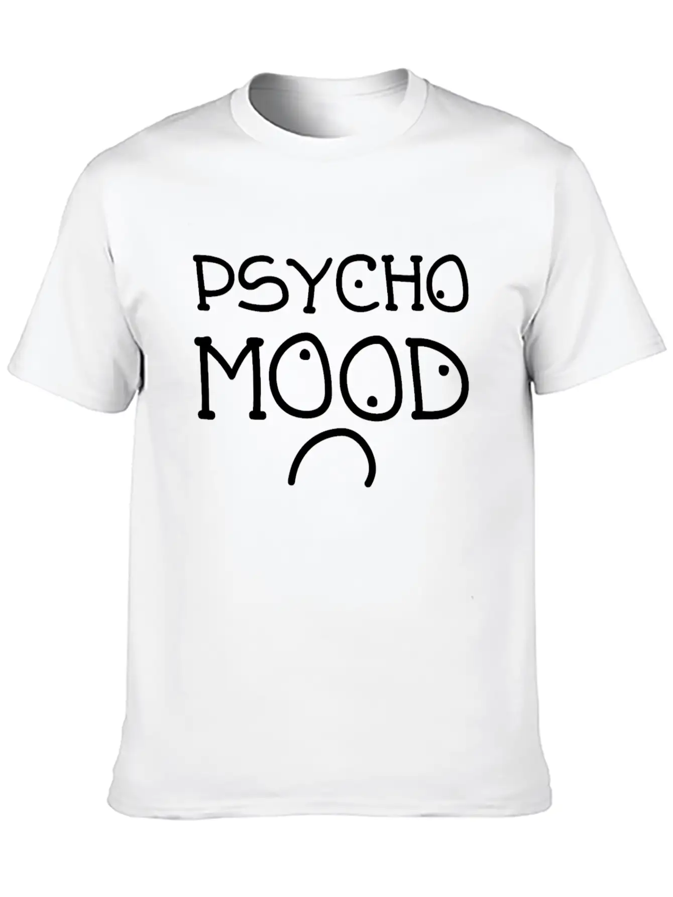 Psycho Mood Face - Psychologie T-Shirt Relaxed Everyday Tee – Lightweight And Durable Cotton