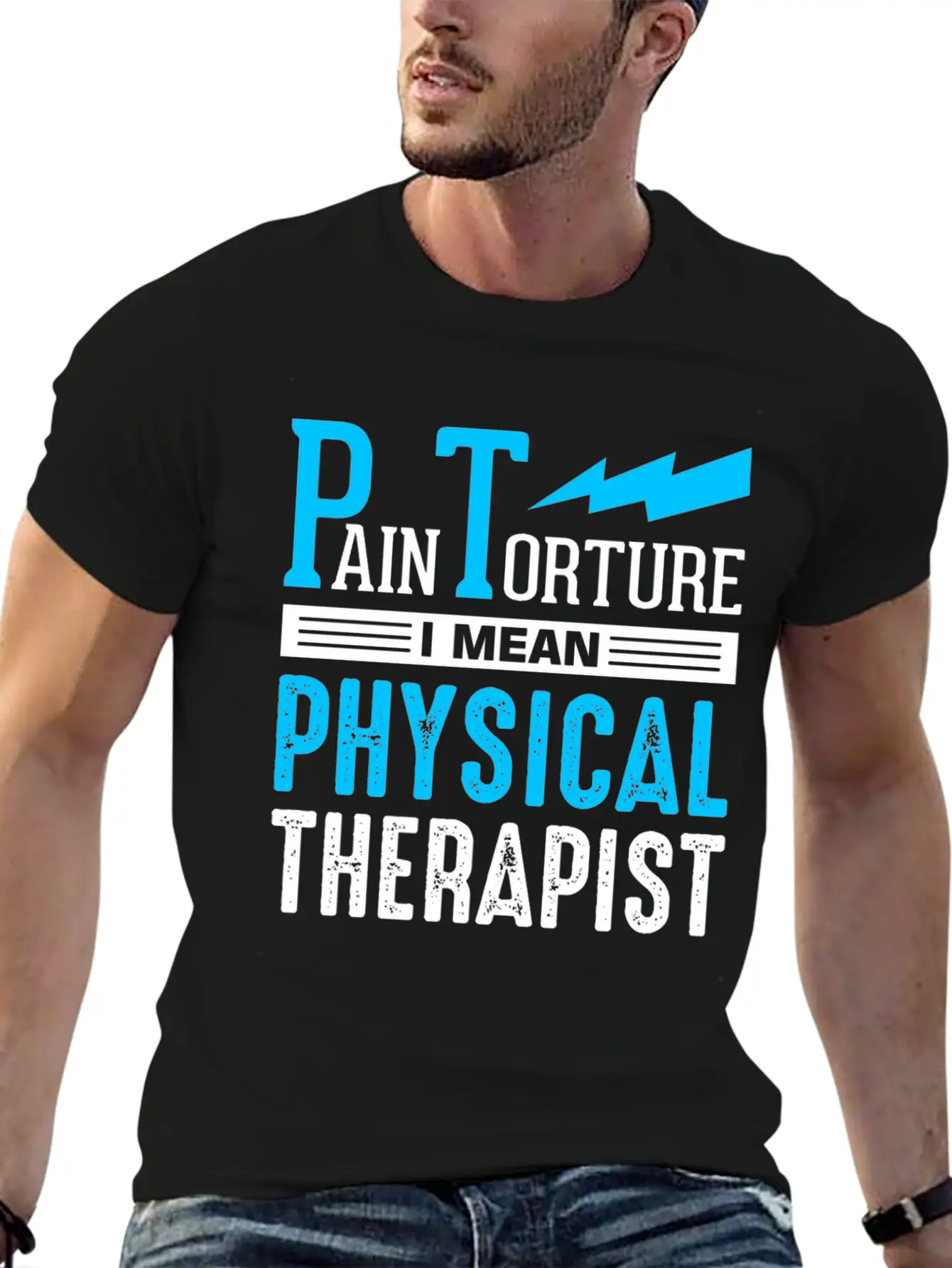 PT Physiotherapy Physiotherapist Job Physical Basic Graphic T-Shirt – Daily Comfort In Soft Cotton