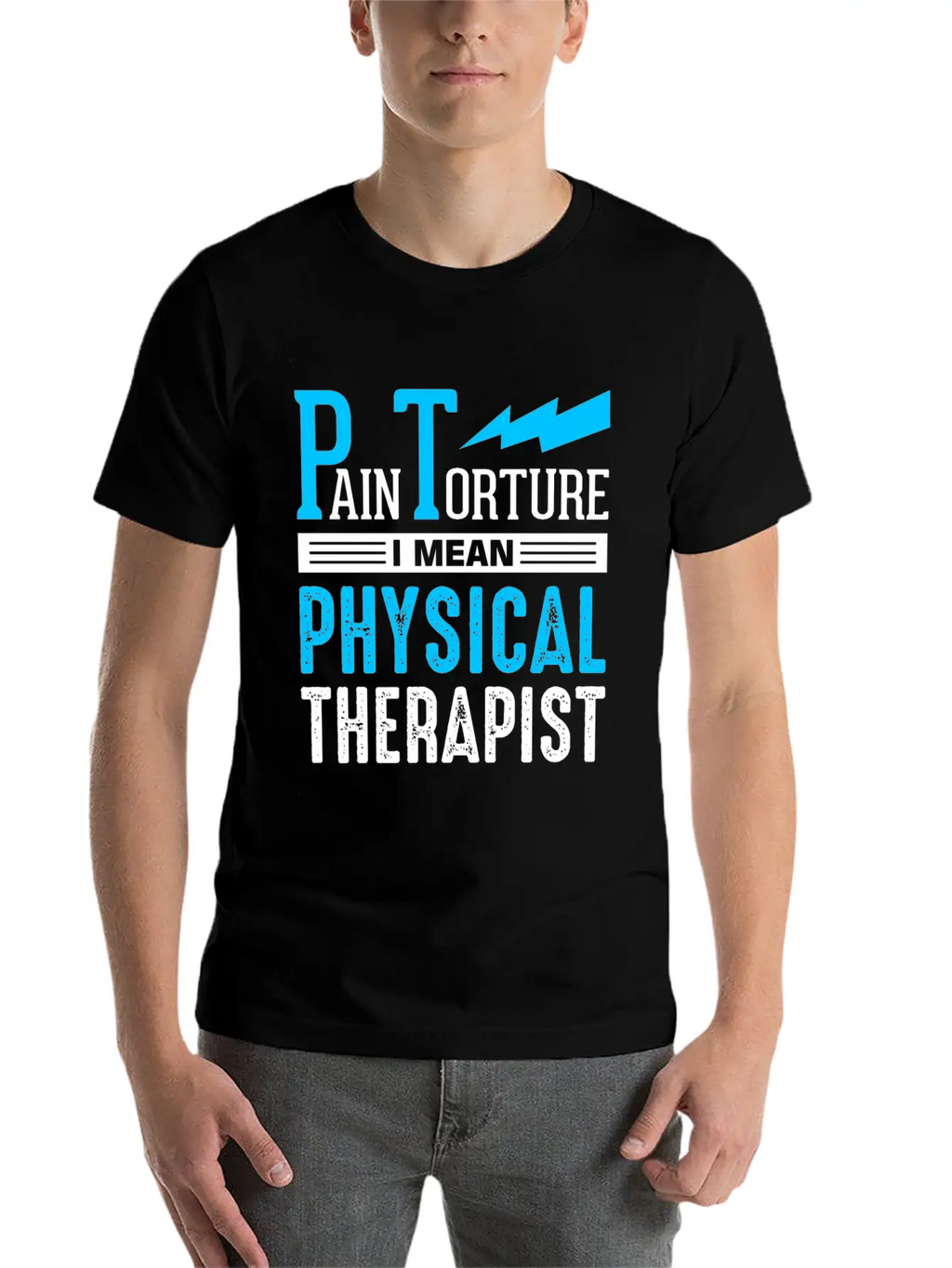 PT Physiotherapy Physiotherapist Job Physical Basic Graphic T-Shirt – Daily Comfort In Soft Cotton