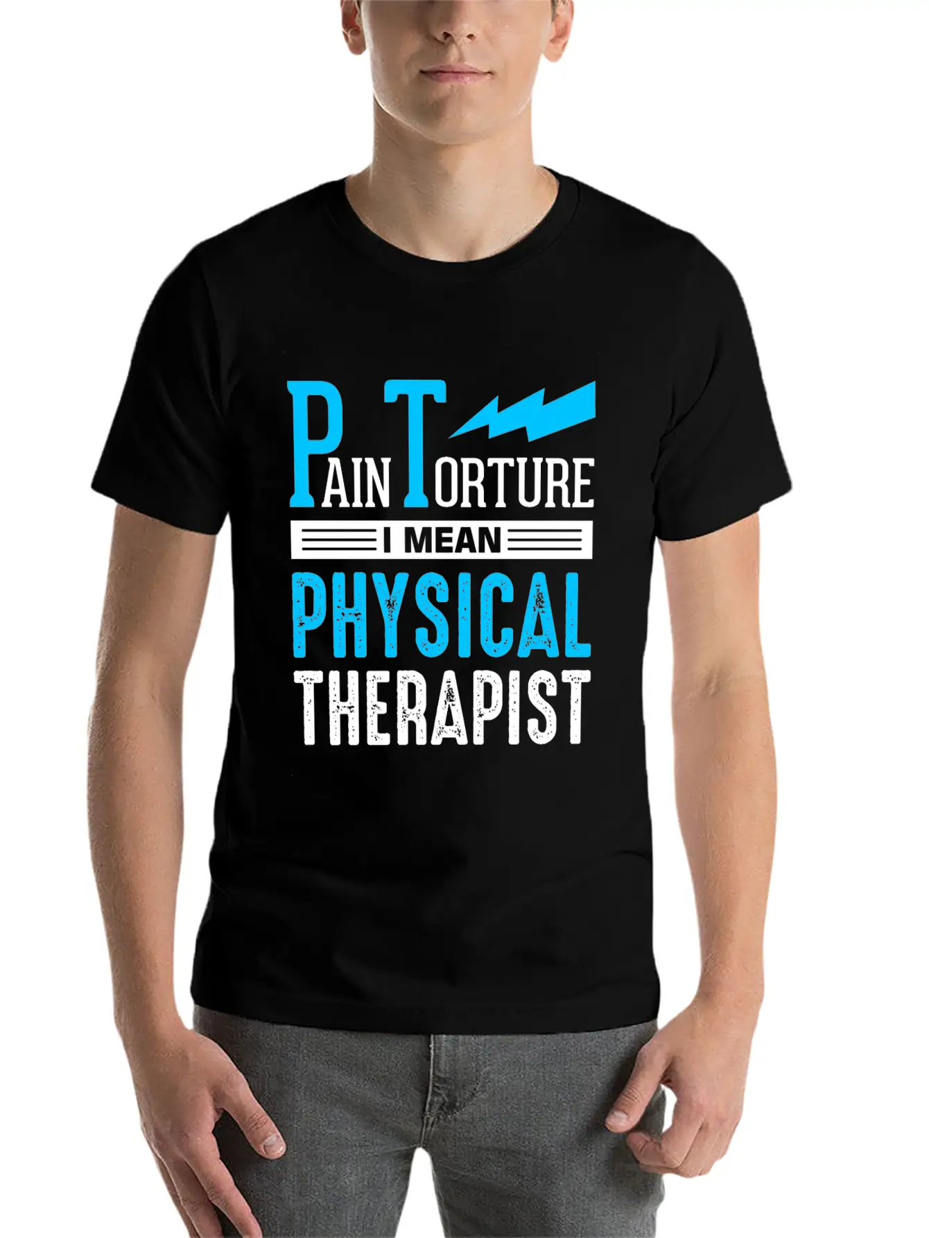 PT Physiotherapy Physiotherapist Job Physical Basic Graphic T-Shirt – Daily Comfort In Soft Cotton