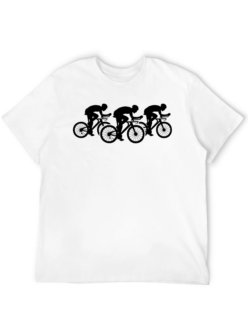 Cycling Silhouette Black T-Shirt