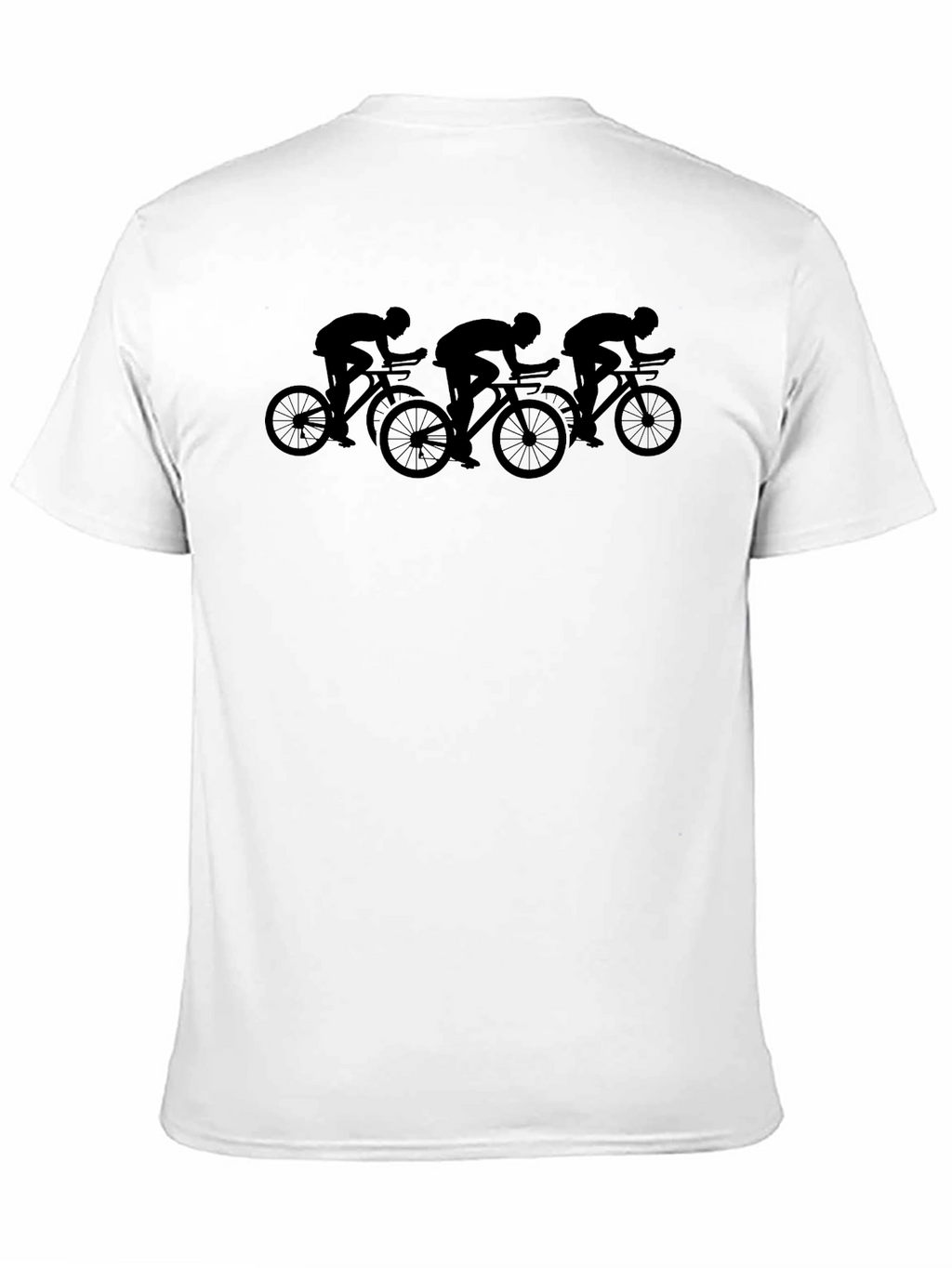 Cycling Silhouette Black T-Shirt