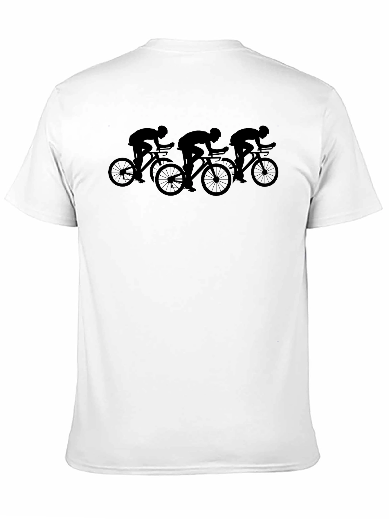 Cycling Silhouette Black T-Shirt