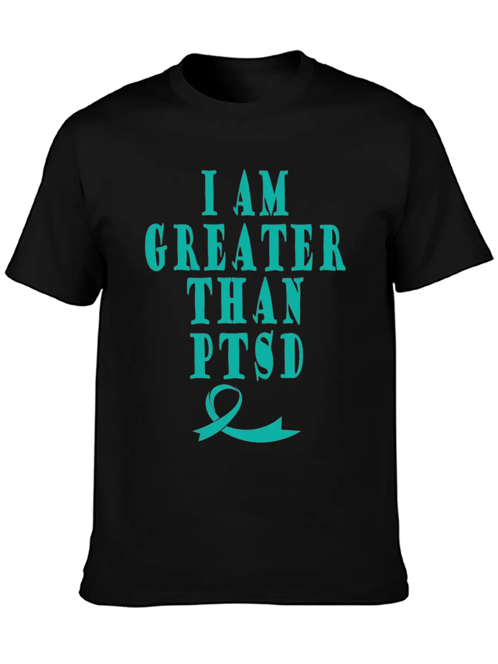 PTSD Awareness Breathable Soft Cotton T-Shirt – Timeless Casual Look