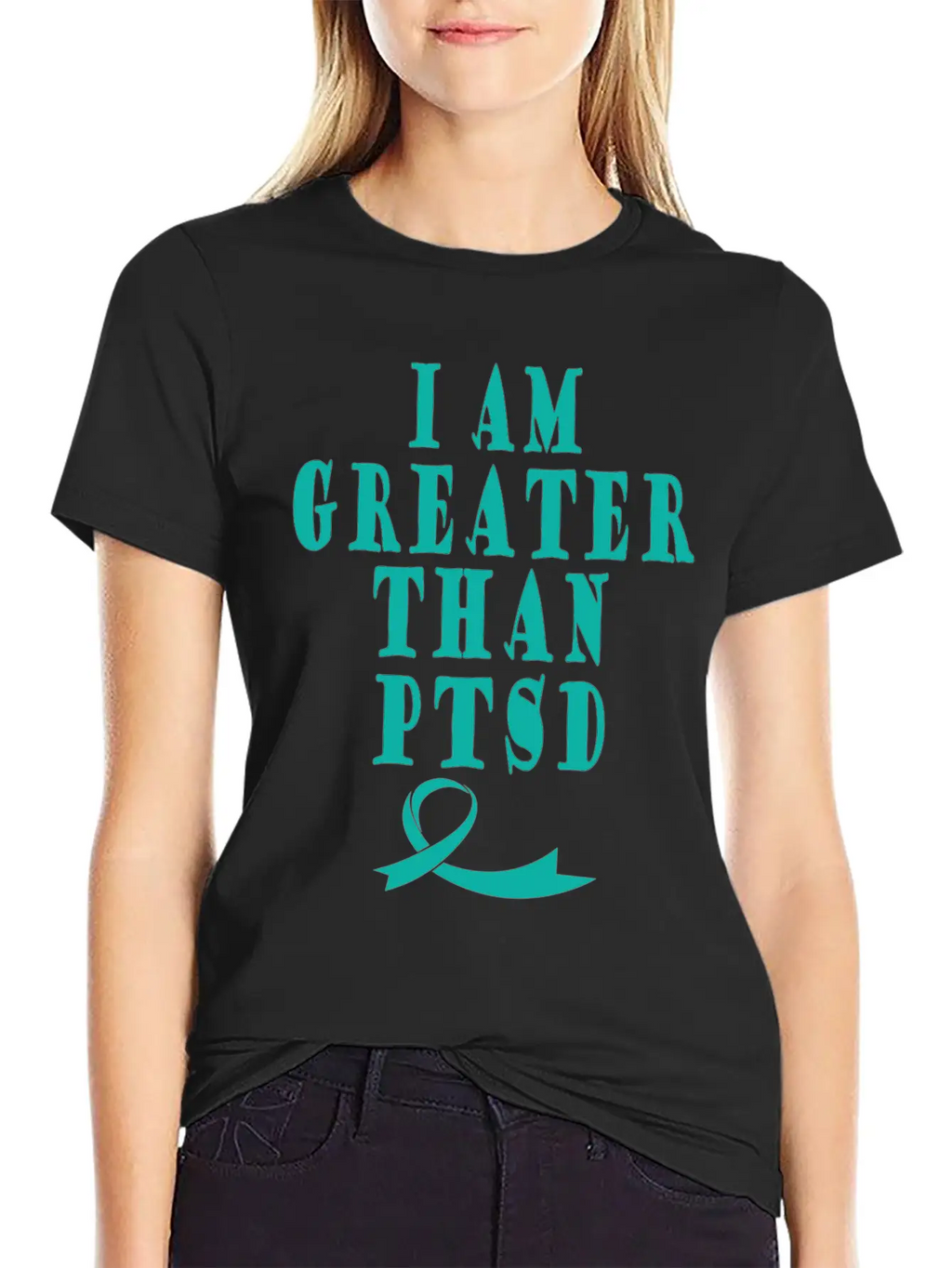 PTSD Awareness Breathable Soft Cotton T-Shirt – Timeless Casual Look