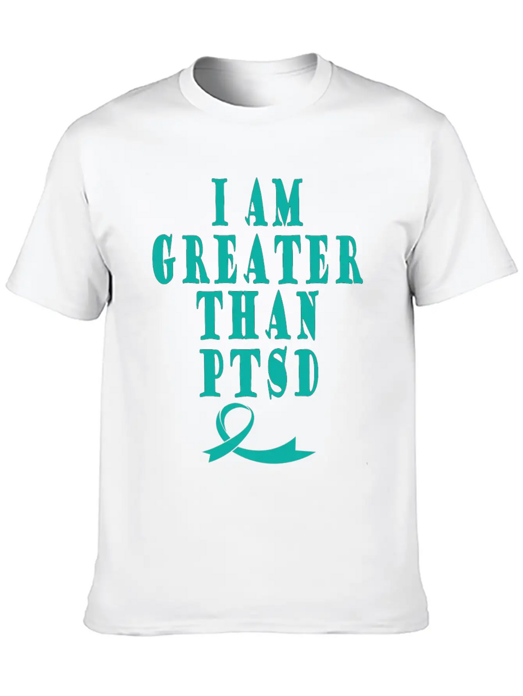 PTSD Awareness Breathable Soft Cotton T-Shirt – Timeless Casual Look