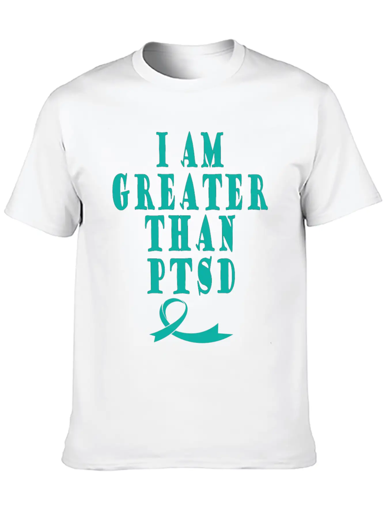 PTSD Awareness Breathable Soft Cotton T-Shirt – Timeless Casual Look