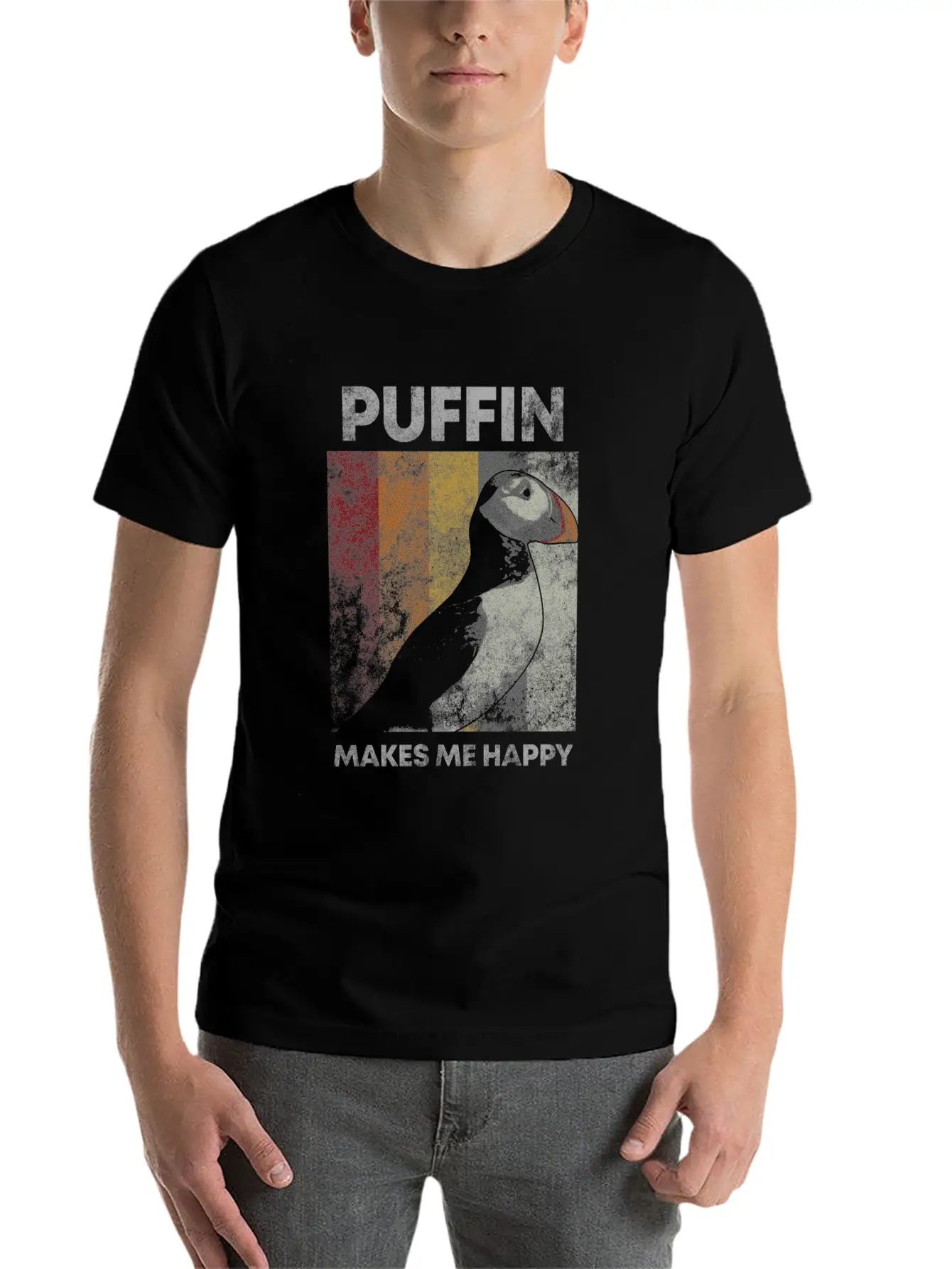 Puffin Iceland Parrot Diver Bird North Gift Timeless Short Sleeve Tee – Comfy And Minimalist Design