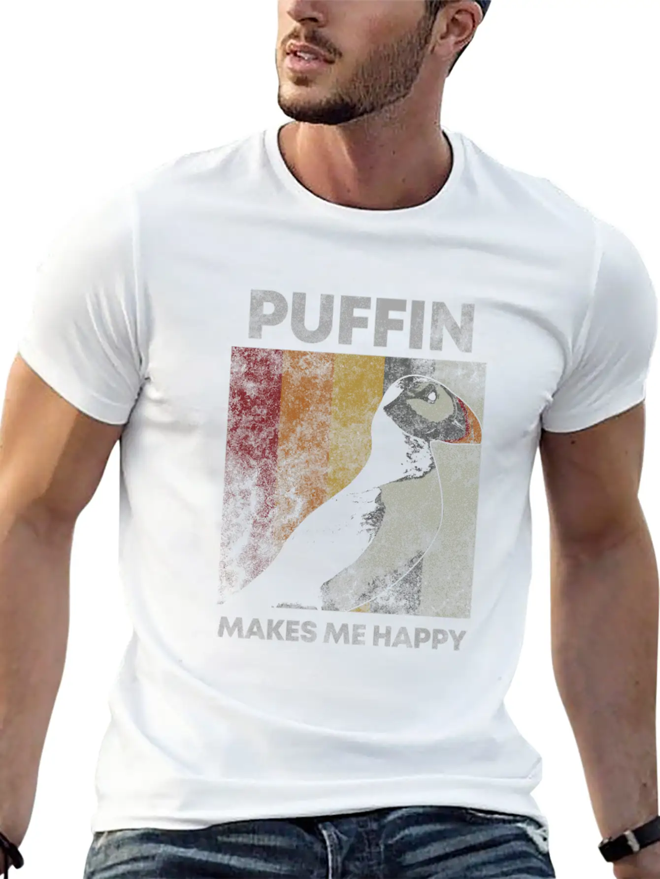 Puffin Iceland Parrot Diver Bird North Gift Timeless Short Sleeve Tee – Comfy And Minimalist Design