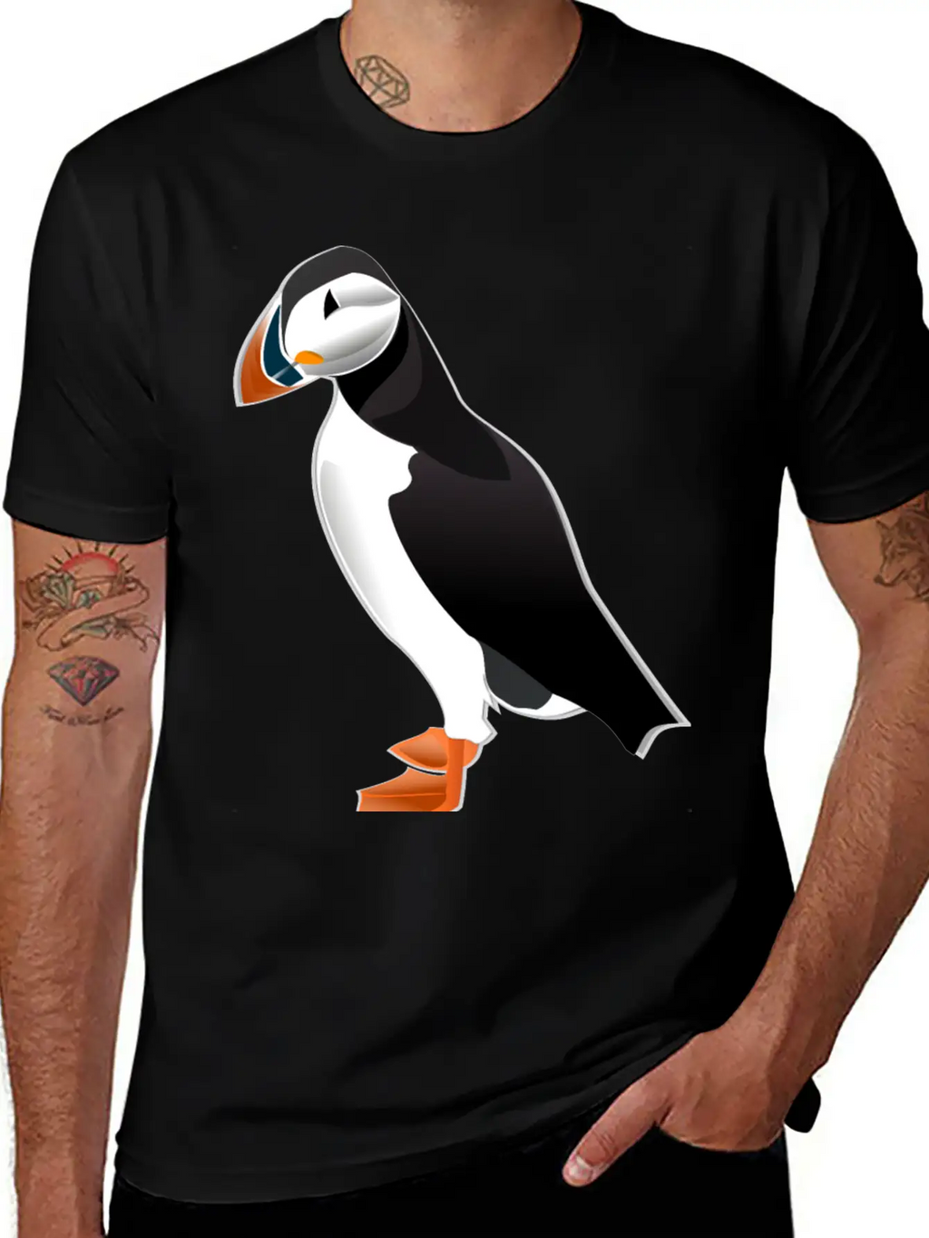 Puffin Relaxed Everyday Tee – Lightweight And Durable Cotton