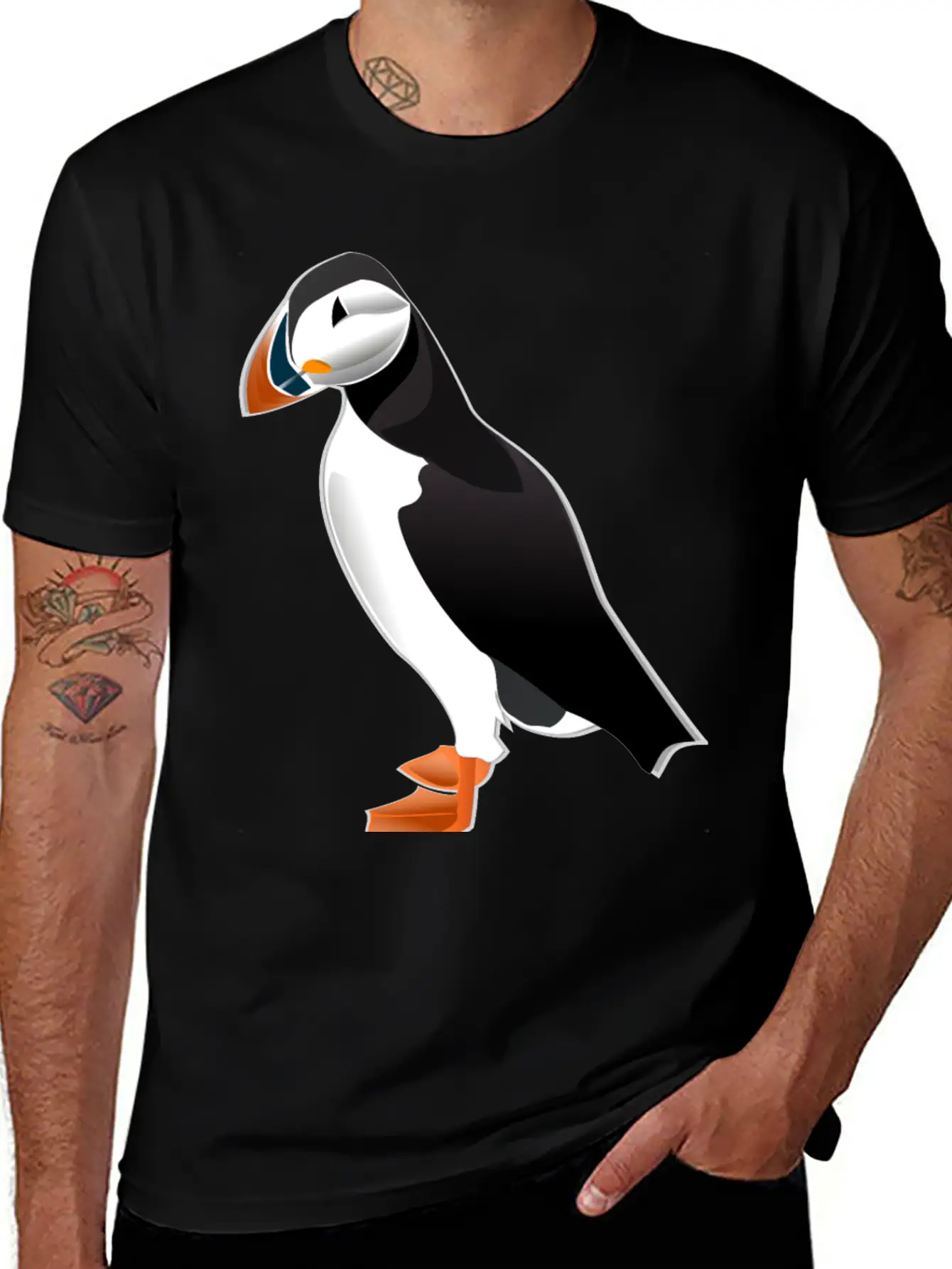 Puffin Relaxed Everyday Tee – Lightweight And Durable Cotton